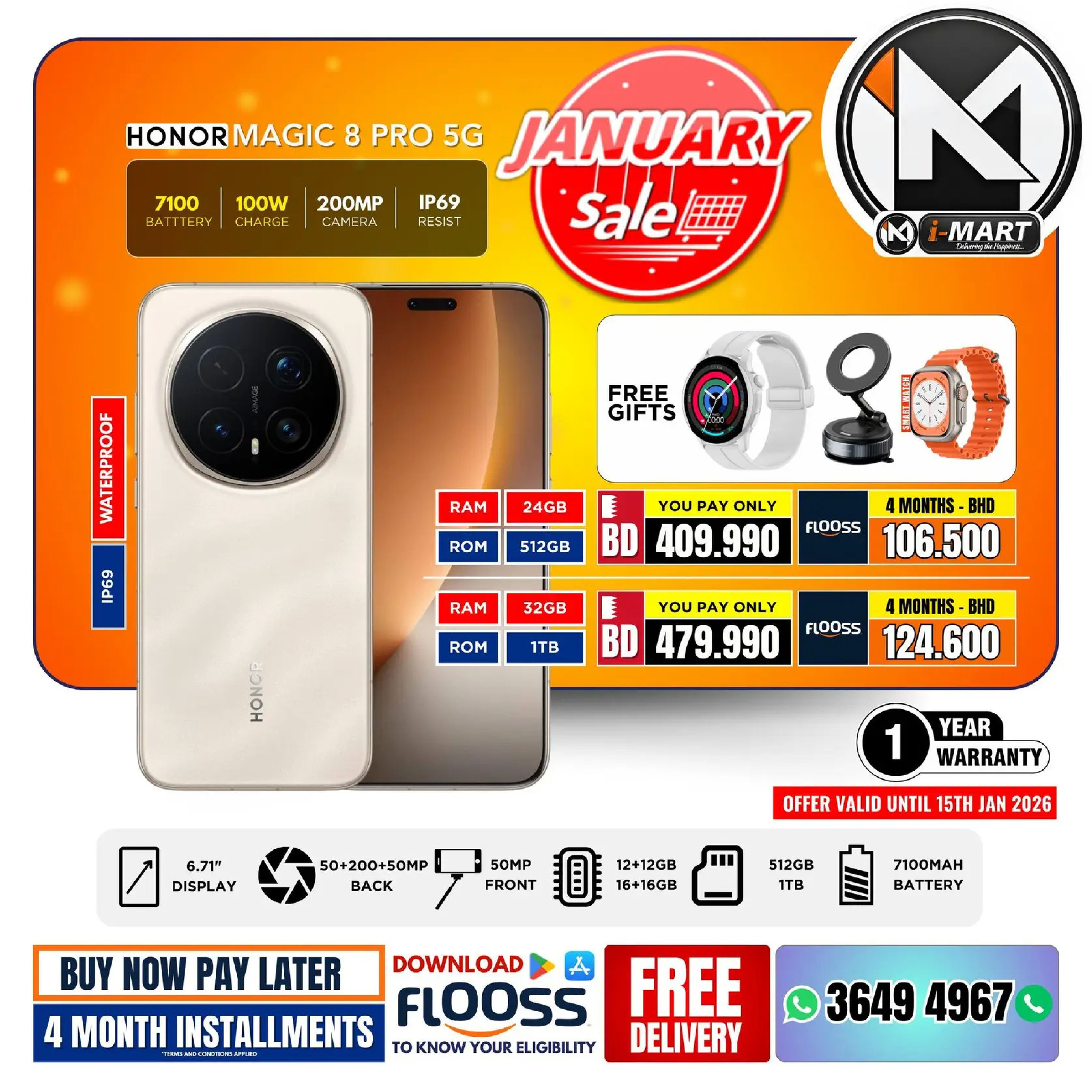 i Mart Bahrain Offers from 9 to 15 January 2026 January offers