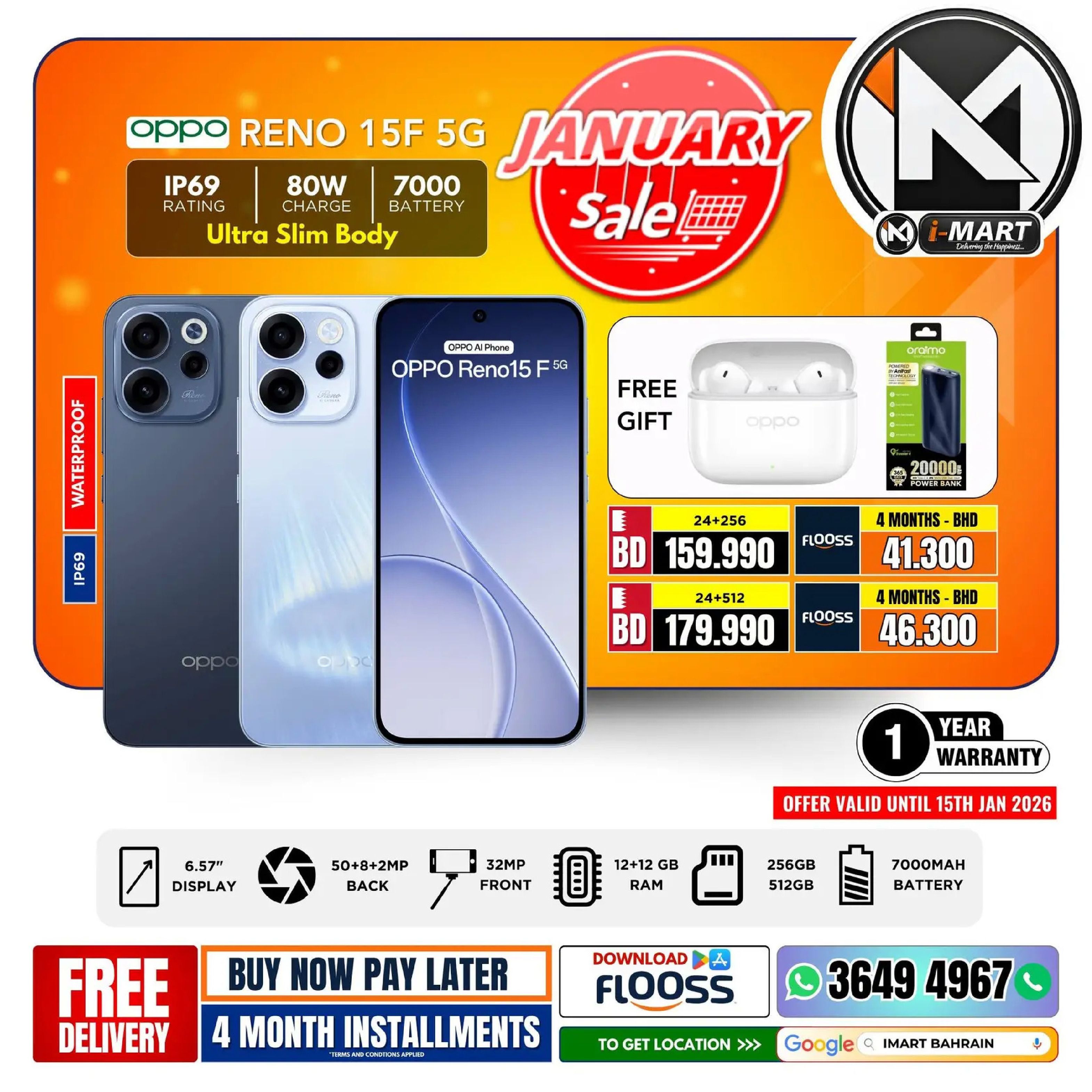 i Mart Bahrain Offers from 9 to 15 January 2026 January offers