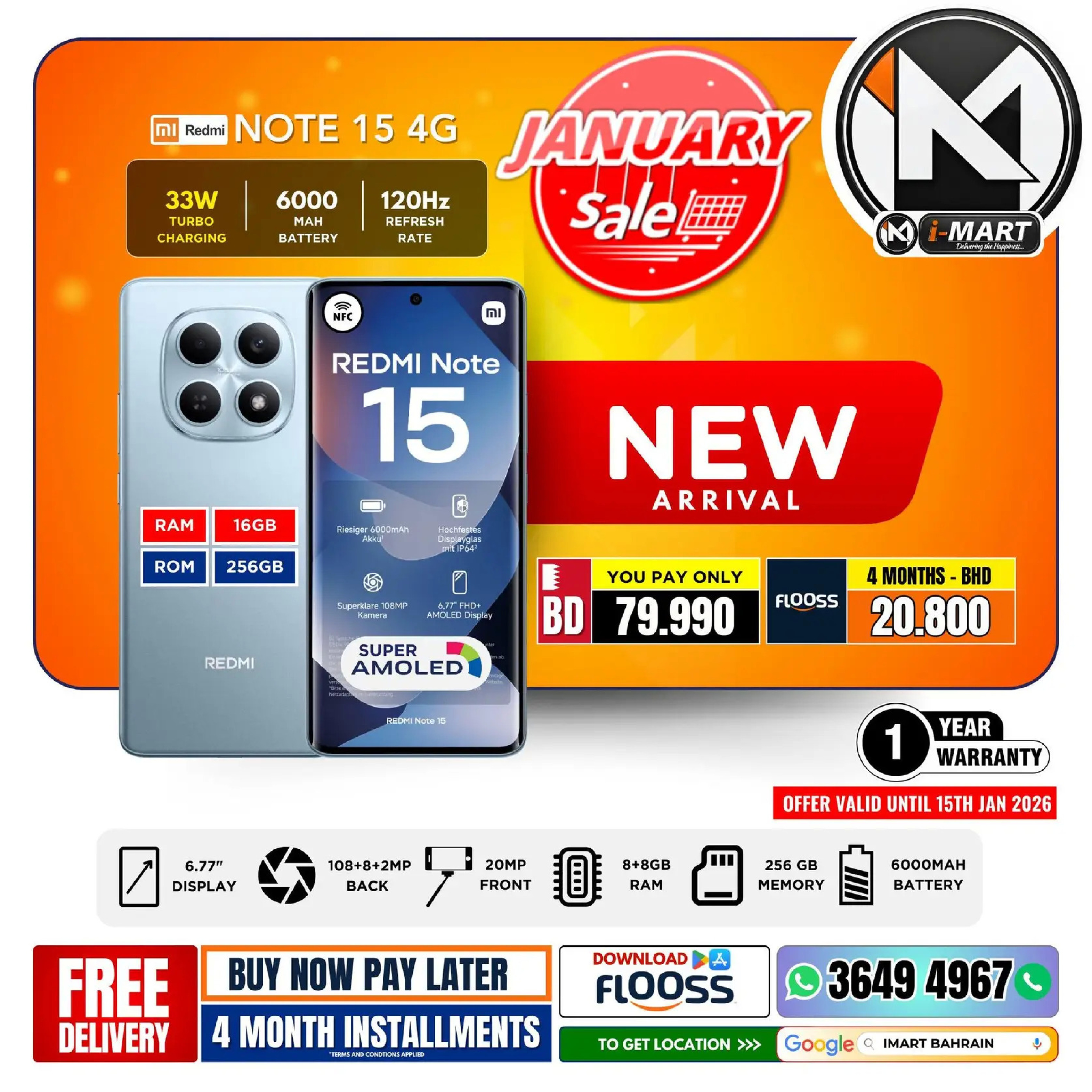 i Mart Bahrain Offers from 9 to 15 January 2026 January offers