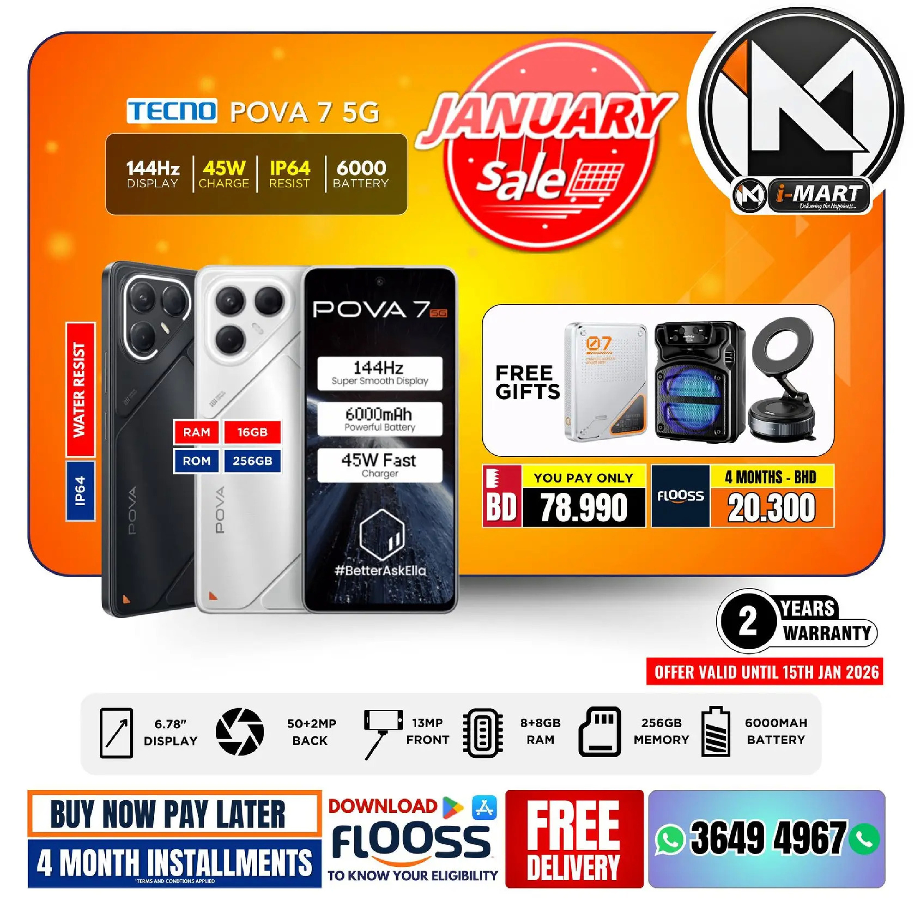 i Mart Bahrain Offers from 9 to 15 January 2026 January offers