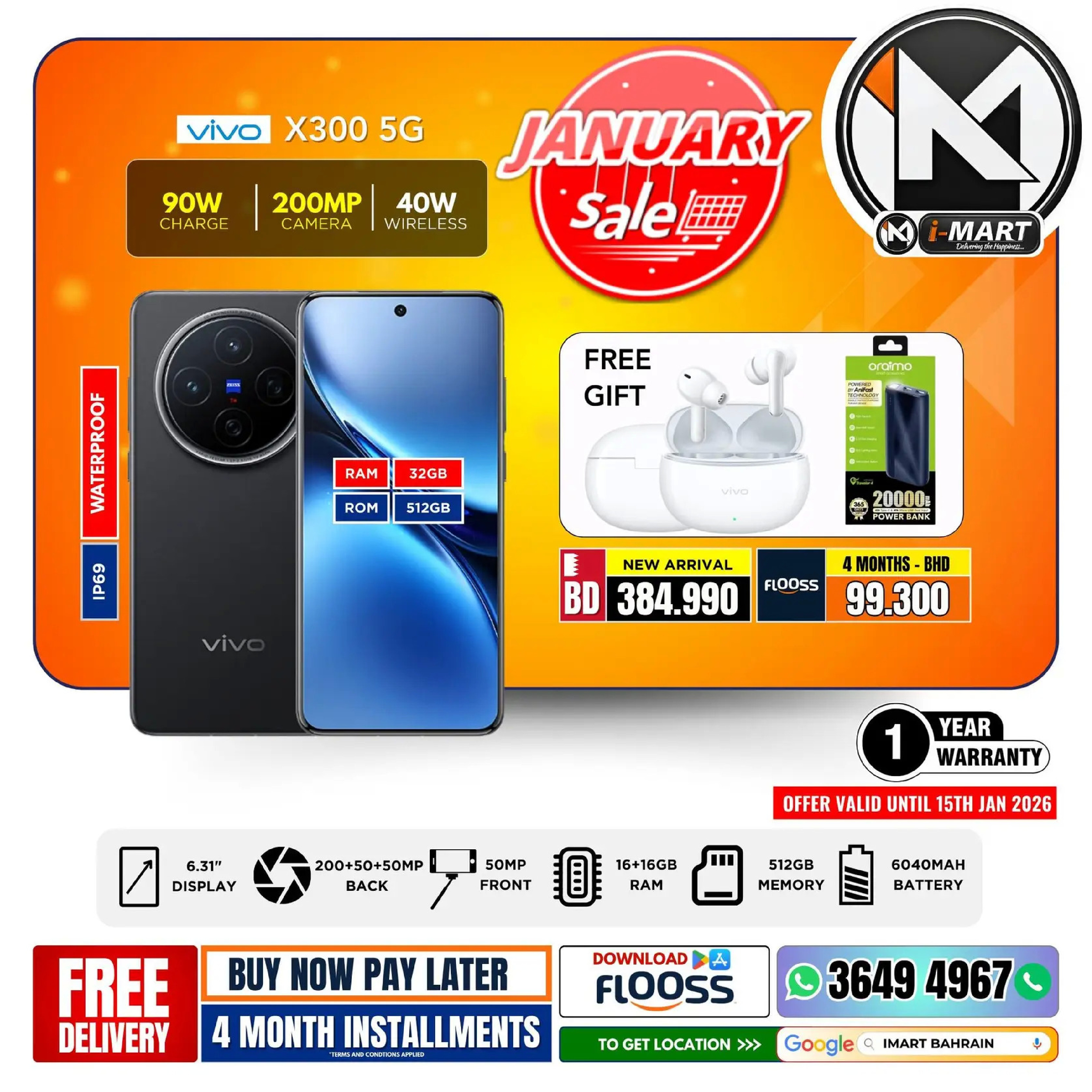 i Mart Bahrain Offers from 9 to 15 January 2026 January offers