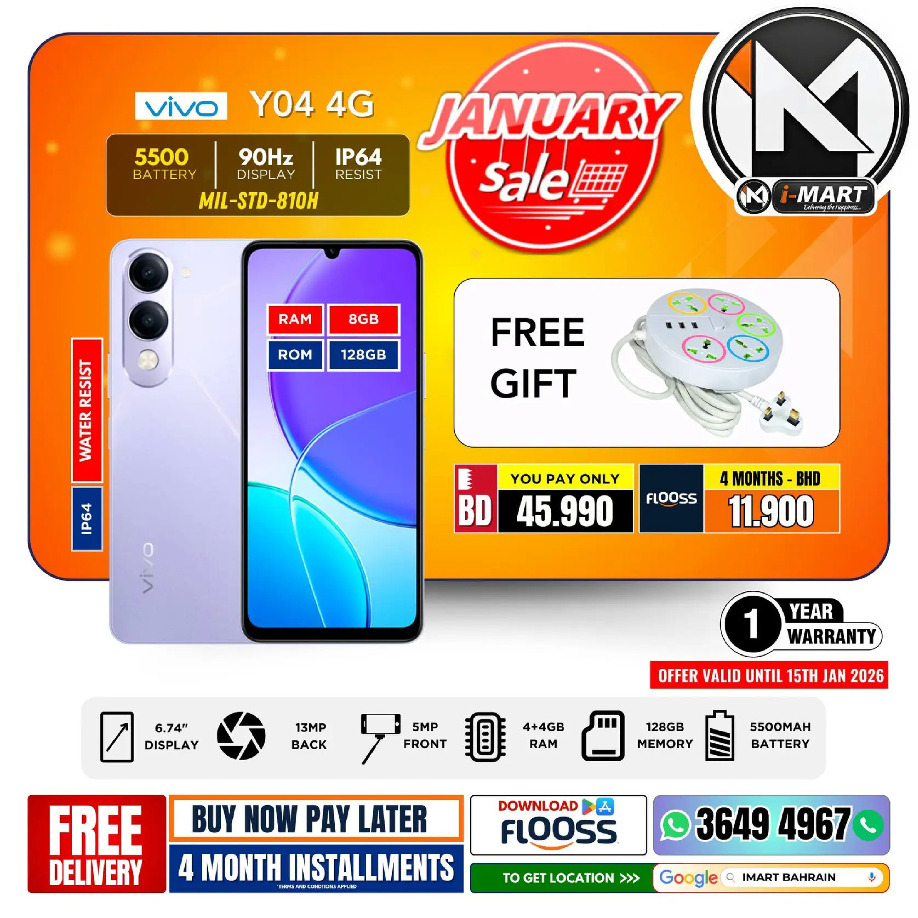 i Mart Bahrain Offers from 9 to 15 January 2026 January offers