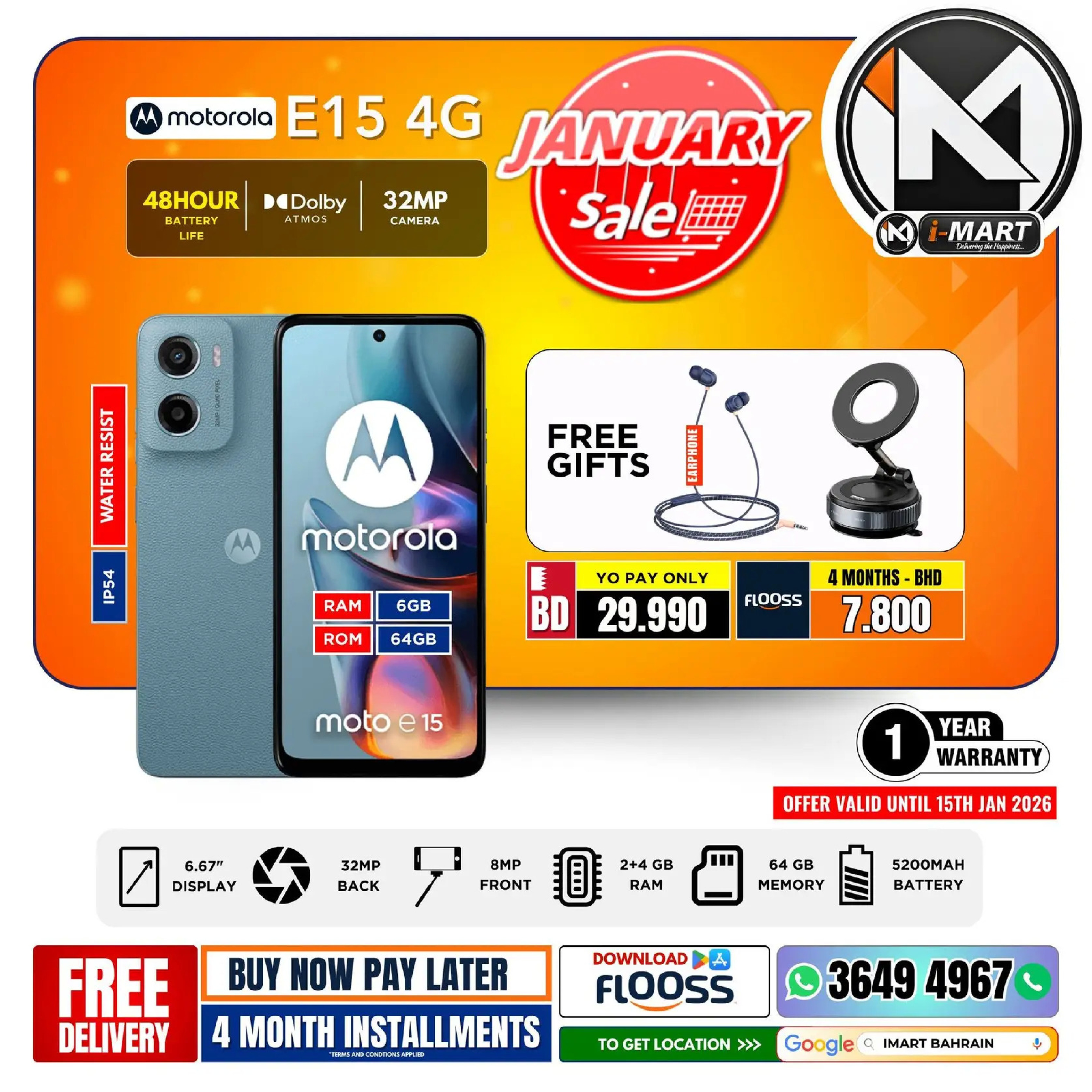 i Mart Bahrain Offers from 9 to 15 January 2026 January offers