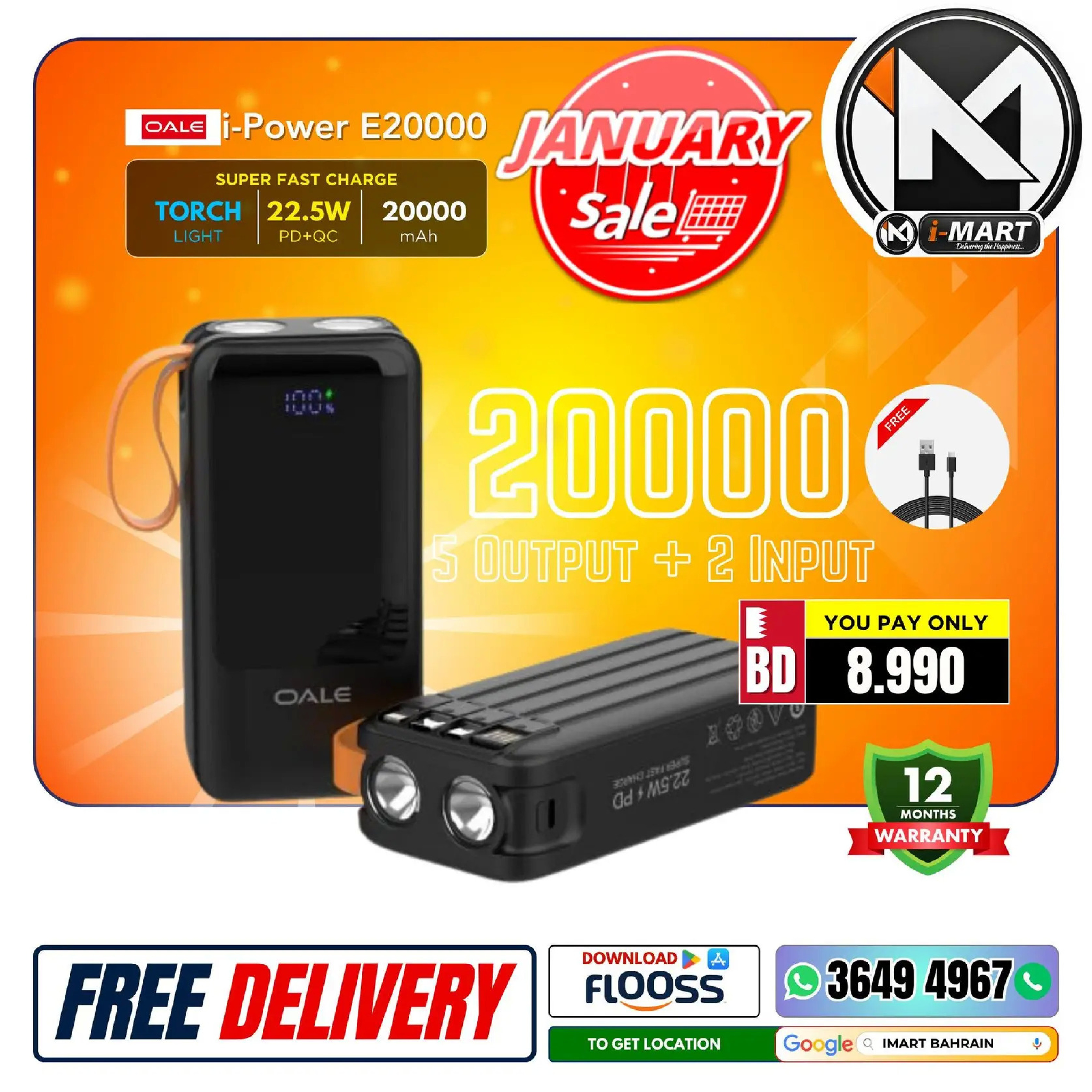 i Mart Bahrain Offers from 9 to 15 January 2026 January offers