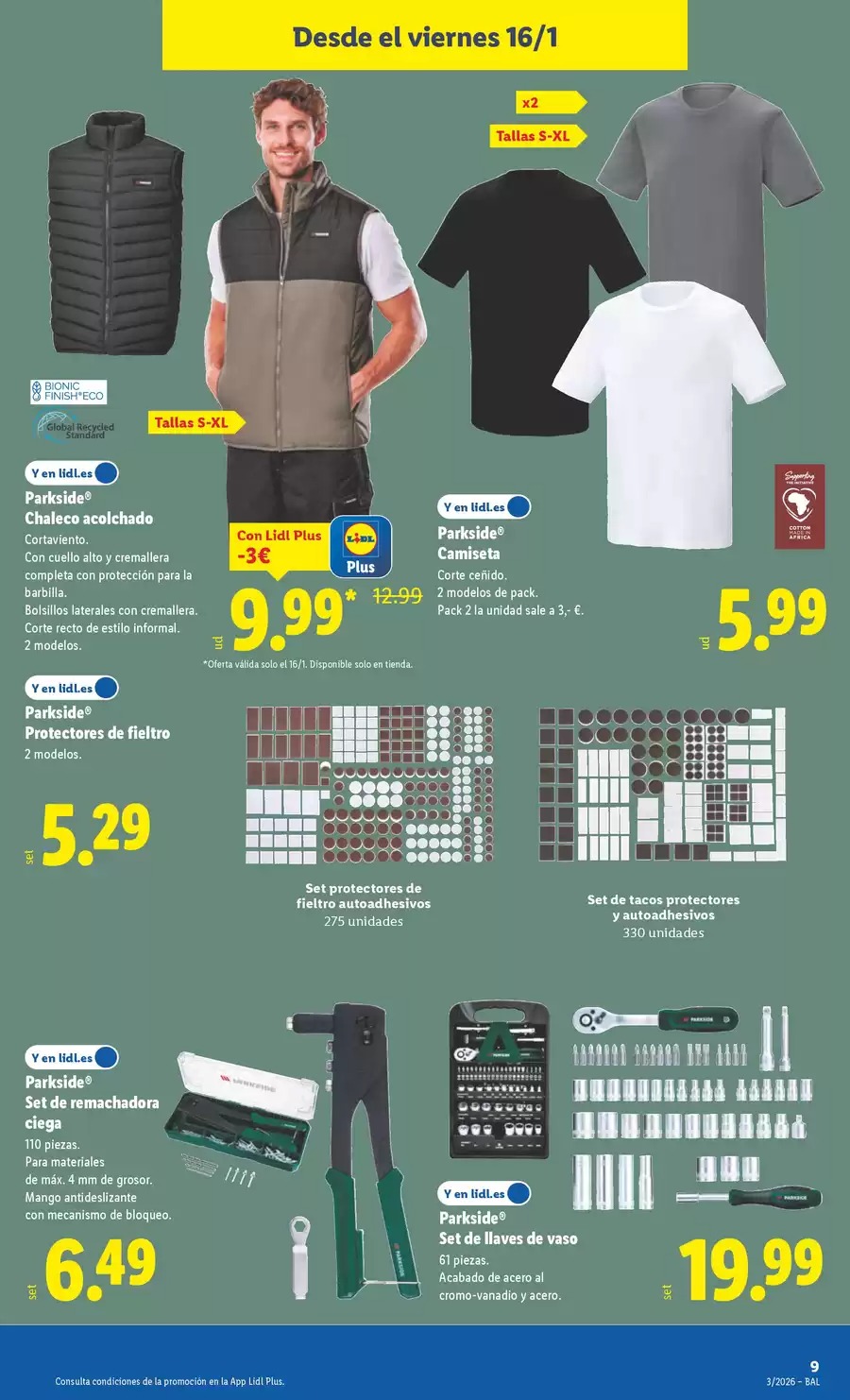 Lidl Spain Offers from 12 to 18 January 2026 Bazaar Deals