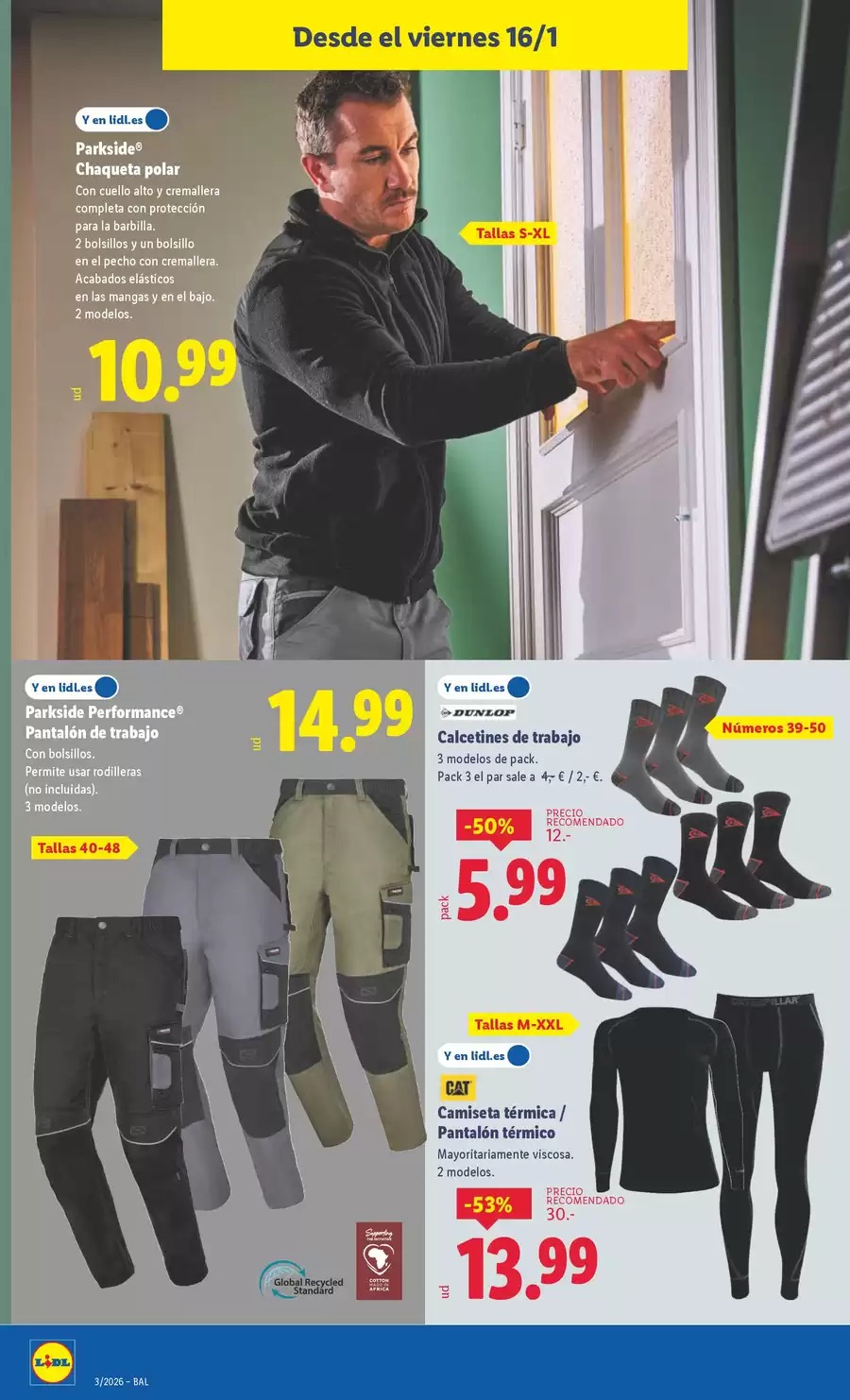 Lidl Spain Offers from 12 to 18 January 2026 Bazaar Deals