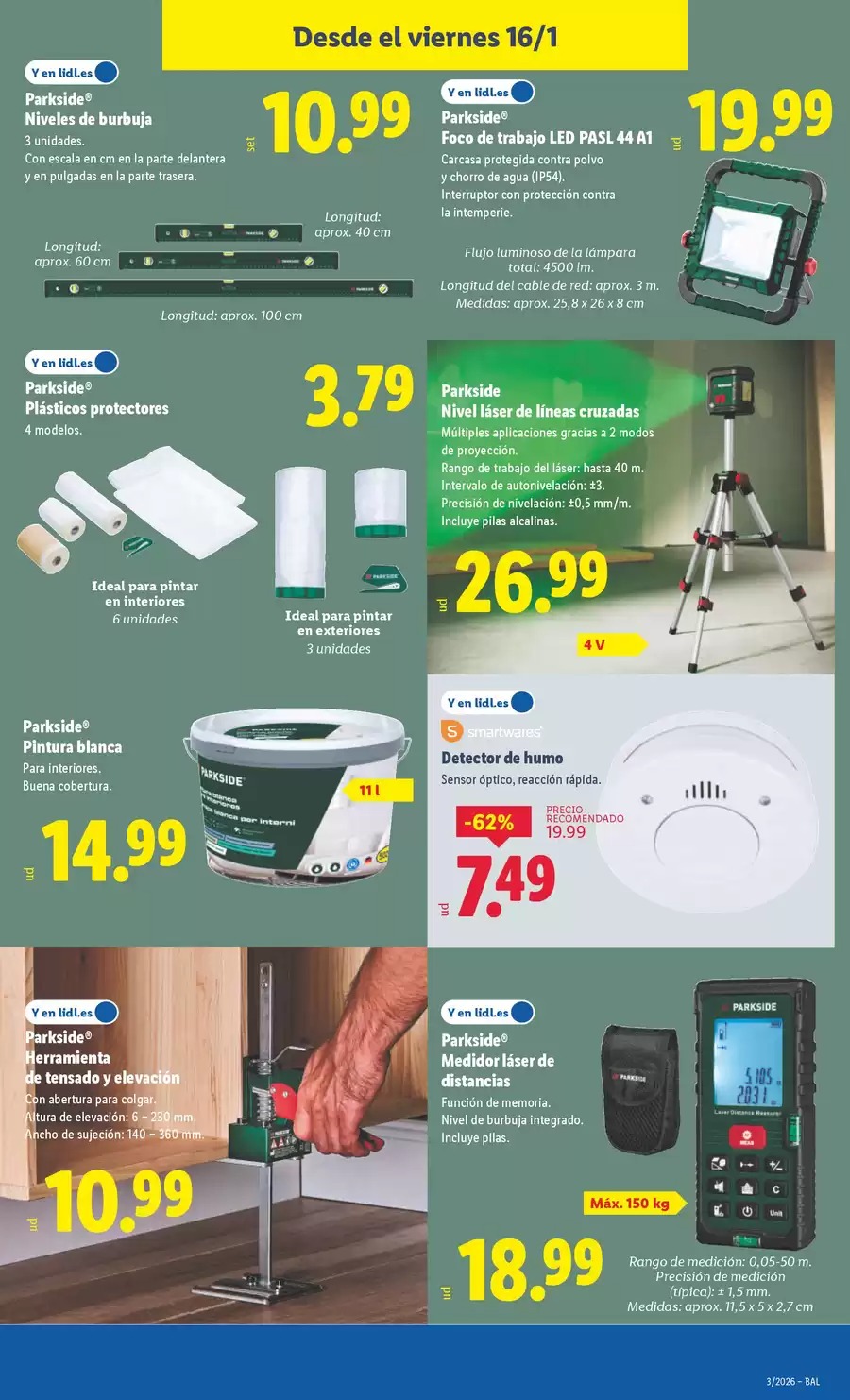 Lidl Spain Offers from 12 to 18 January 2026 Bazaar Deals