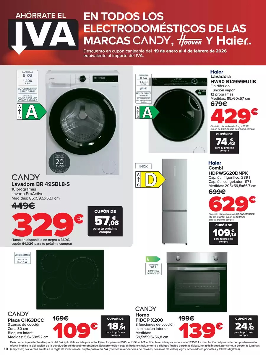 Ofertas de Carrefour España de 12 a 18 enero 2026 Ahorrate el IVA