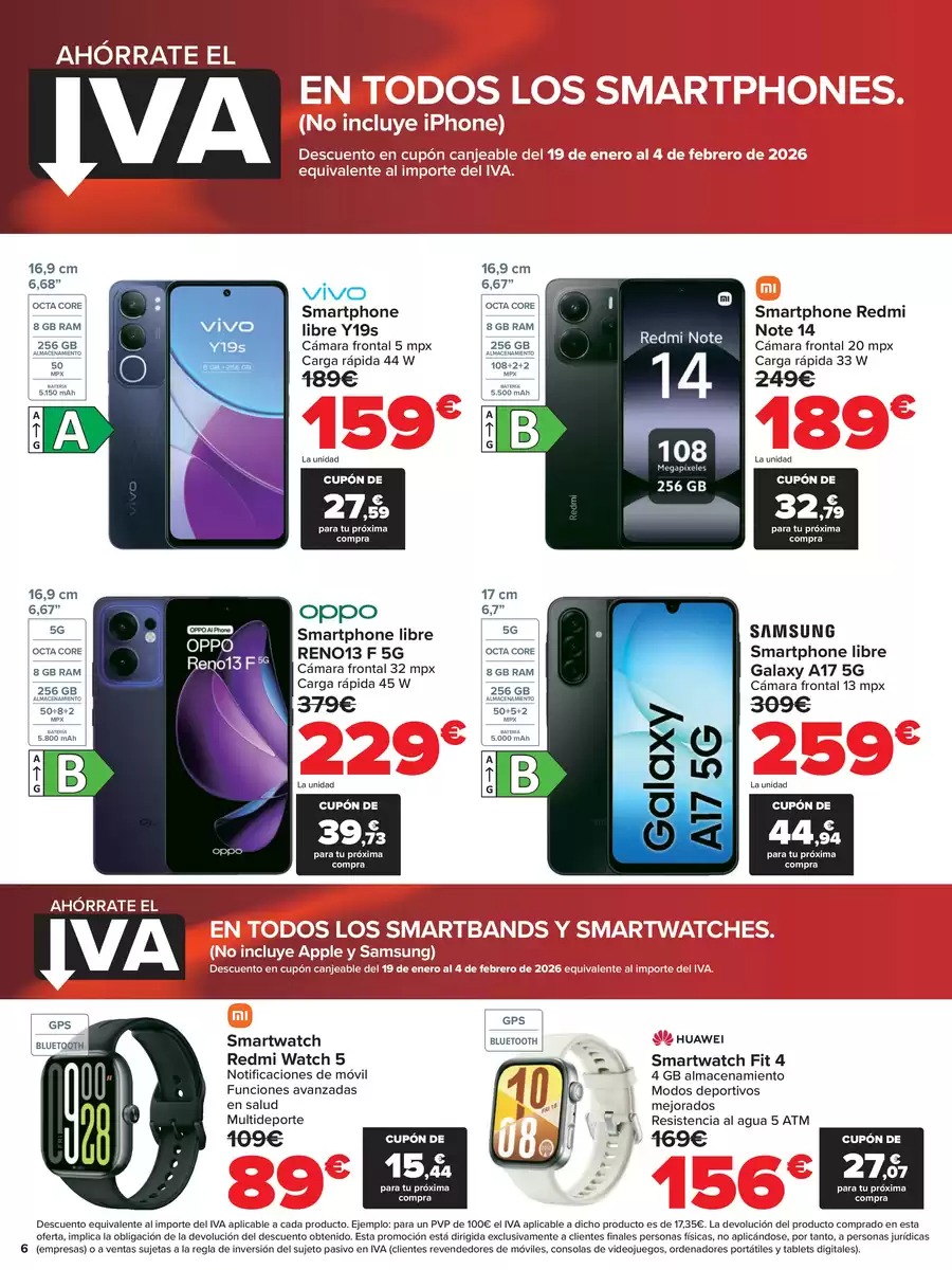 Ofertas de Carrefour España de 12 a 18 enero 2026 Ahorrate el IVA