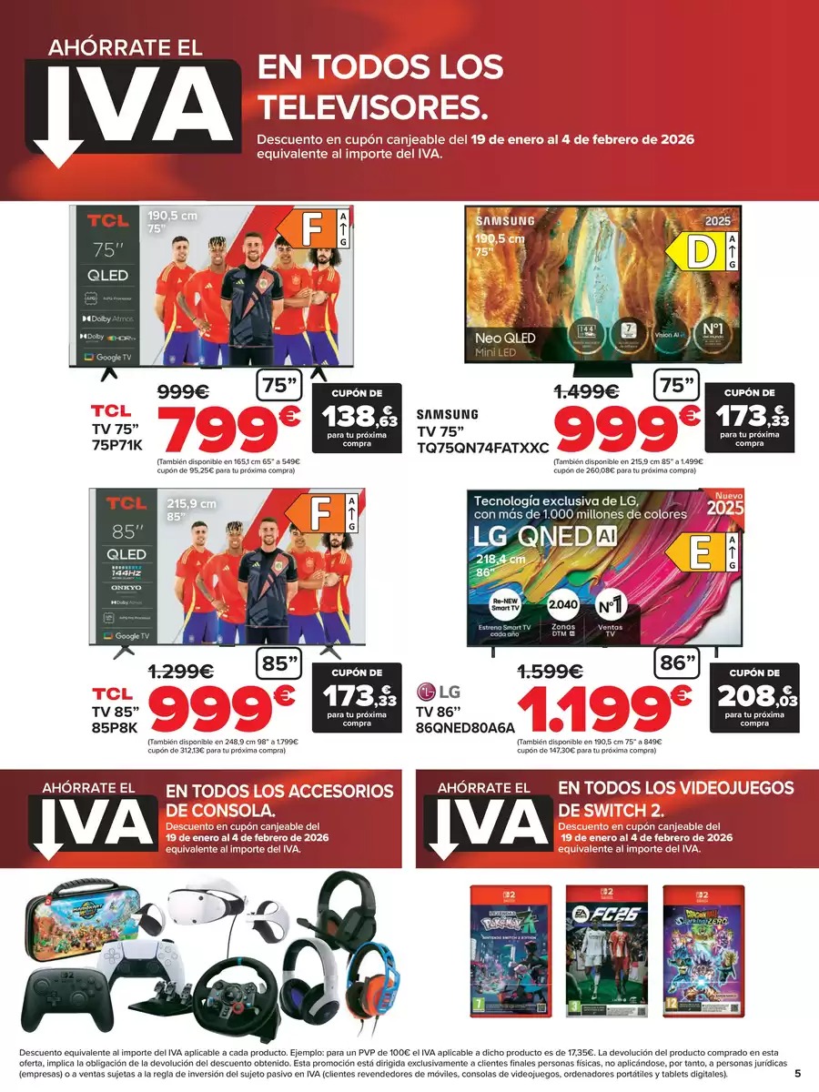 Ofertas de Carrefour España de 12 a 18 enero 2026 Ahorrate el IVA