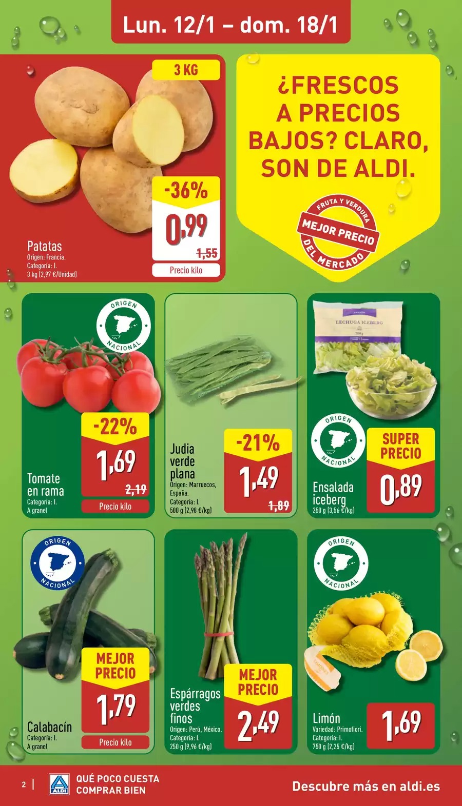 ALDI Spain Offers from 12 to 18 January 2026 How little it costs to buy well!