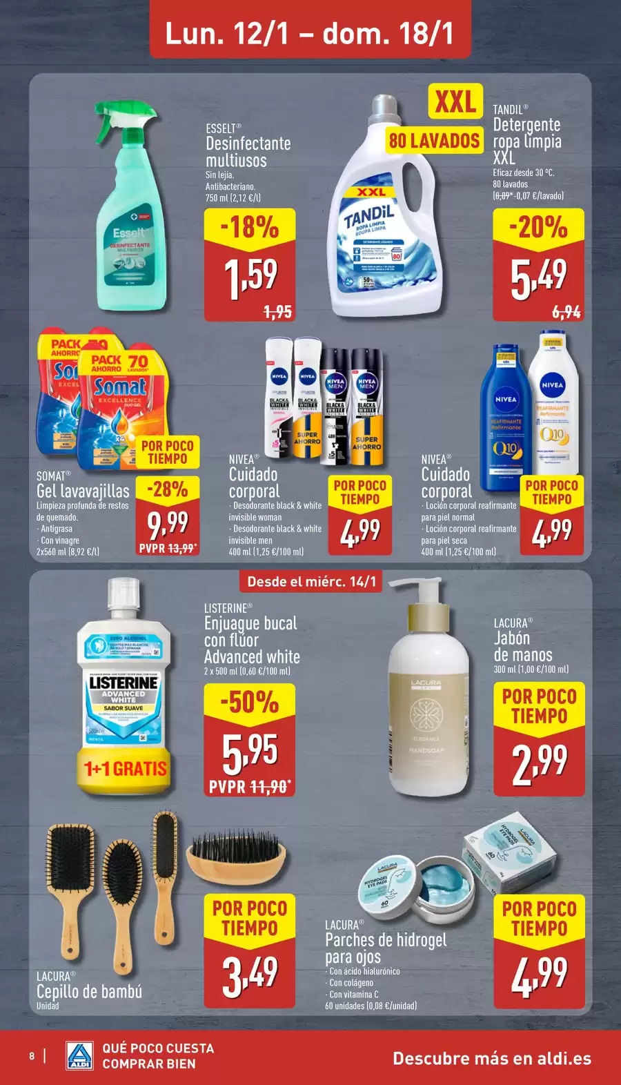 ALDI Spain Offers from 12 to 18 January 2026 How little it costs to buy well!