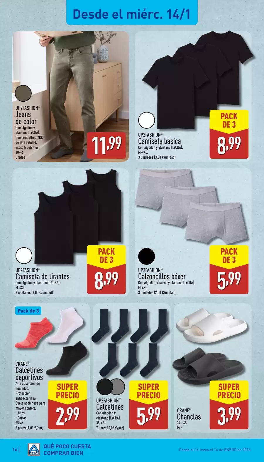 ALDI Spain Offers from 12 to 18 January 2026 How little it costs to buy well!