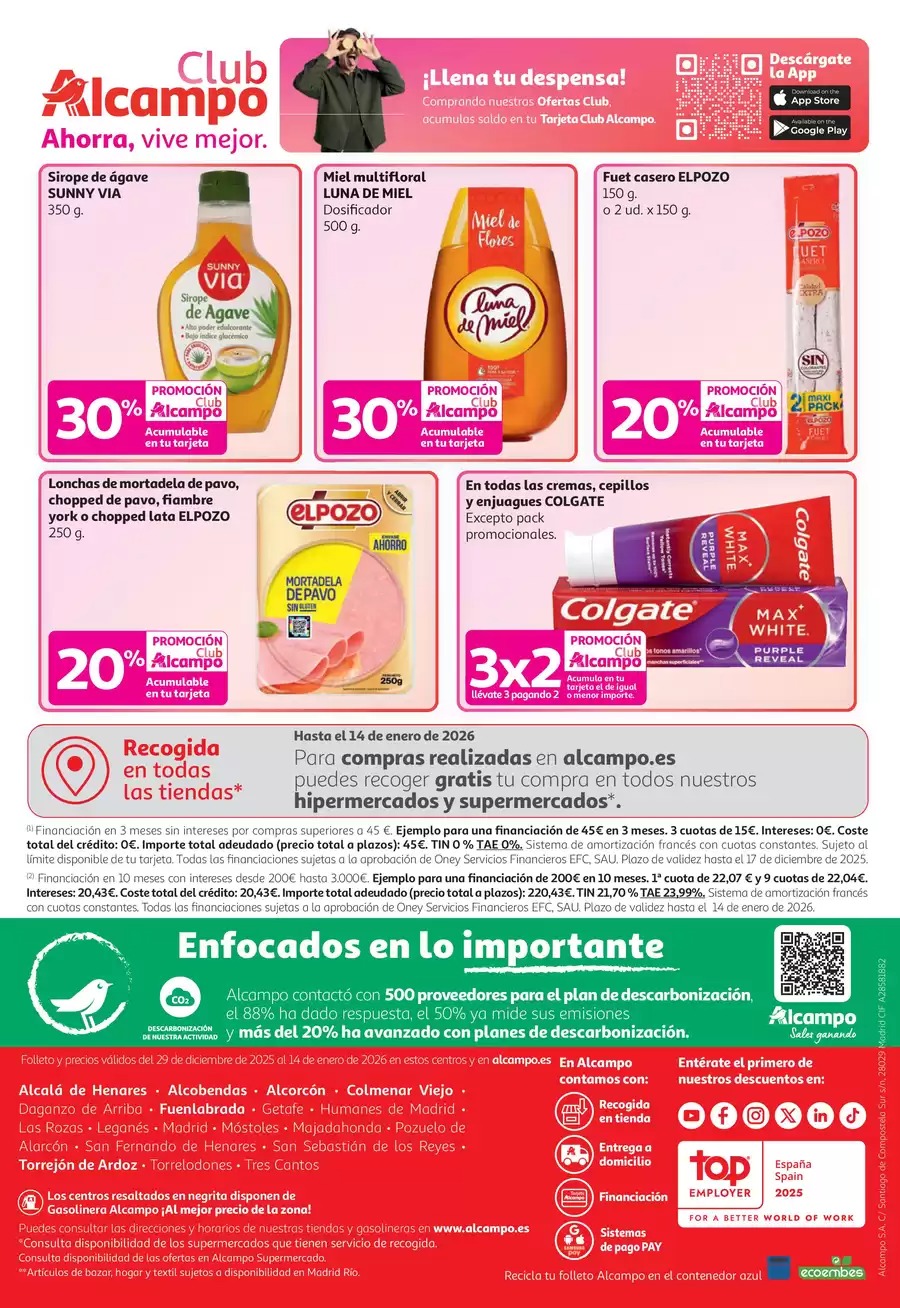 Alcampo Spain Offers from 6 to 14 January 2026 Happy New Year with Savings