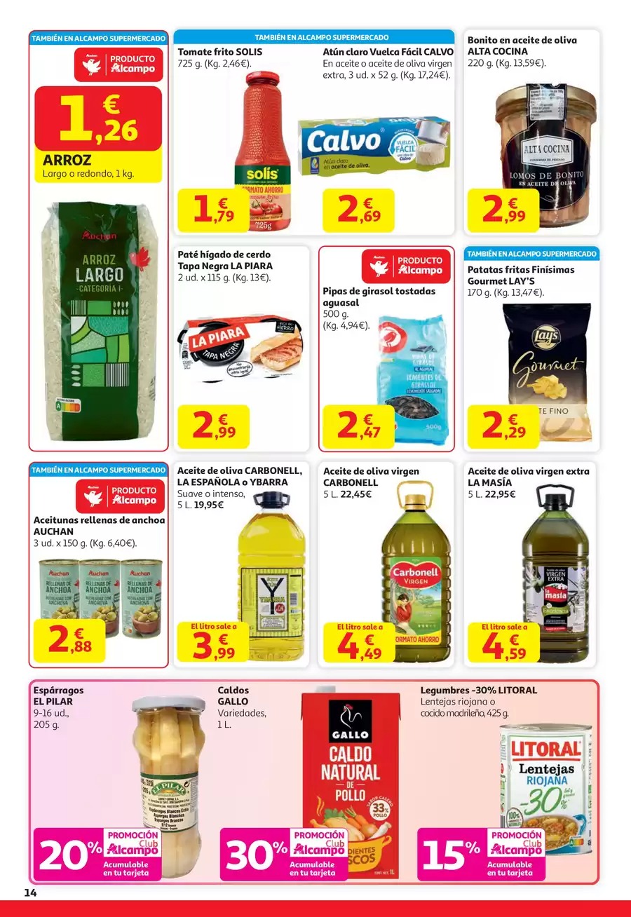 Alcampo Spain Offers from 6 to 14 January 2026 Happy New Year with Savings