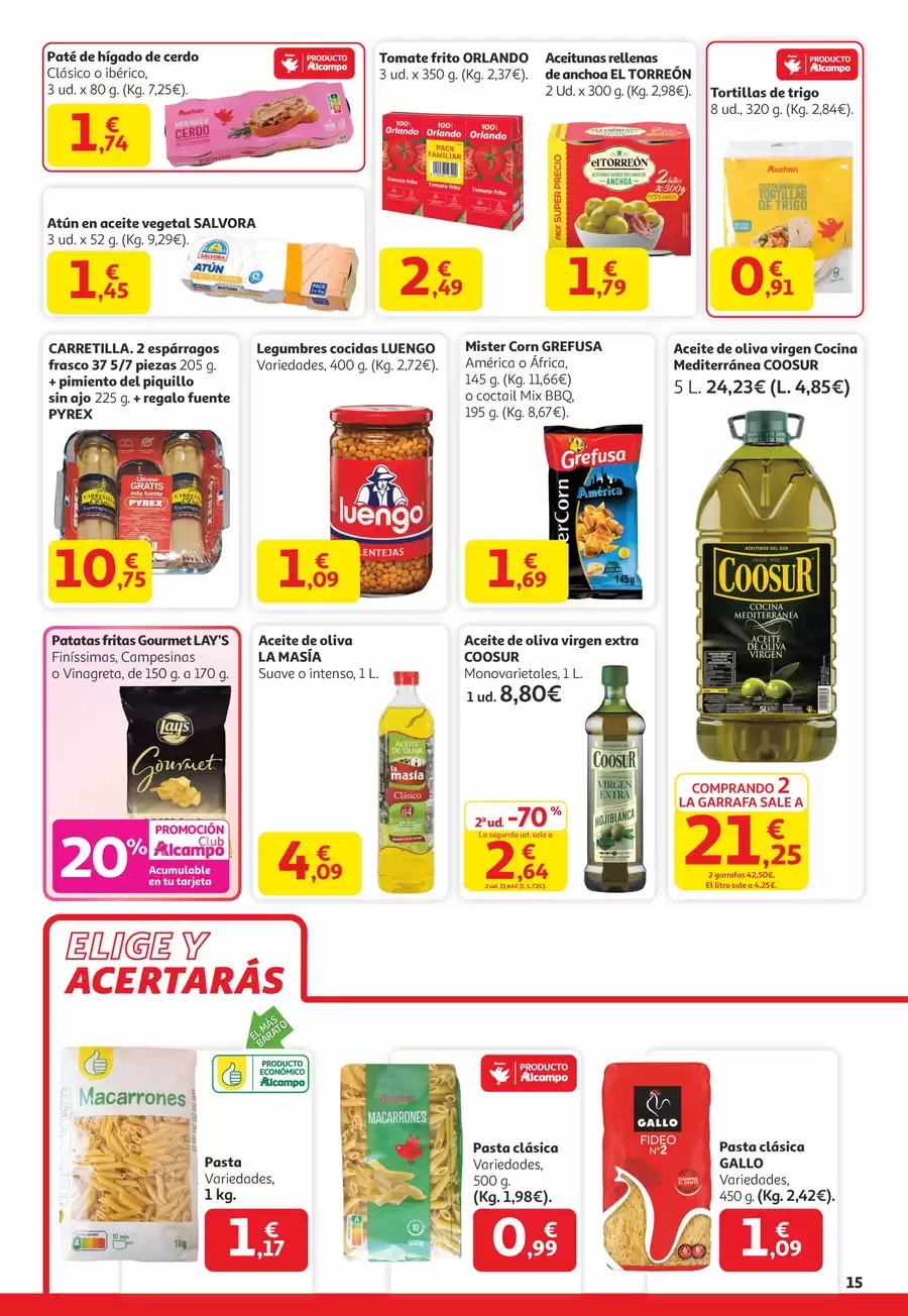 Ofertas de Alcampo España de 15 a 28 enero 2026 Cocina Menos, Disfruta Más