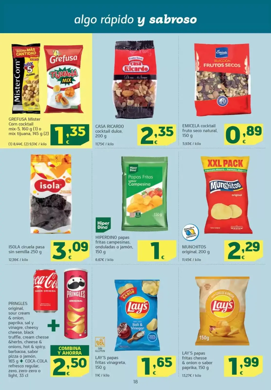 Page 18 dans Nouvelles offres chez HiperDino Espagne