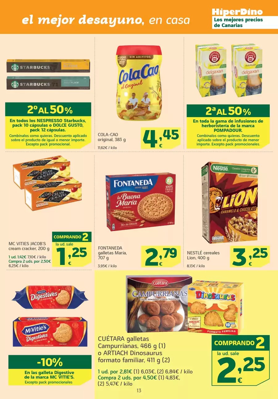 Ofertas de HiperDino España de 7 a 27 enero 2026 Nuevas ofertas