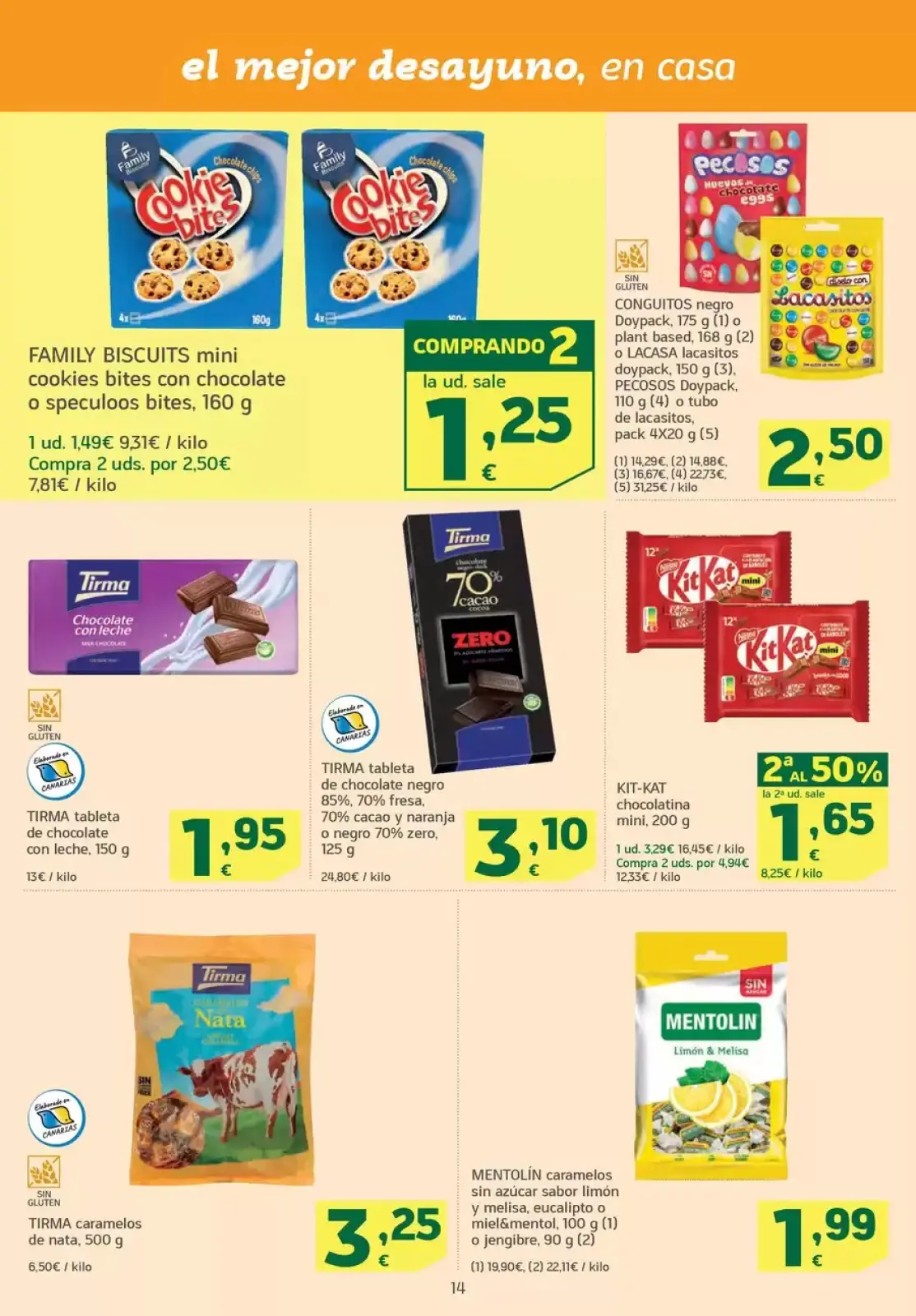 Page 14 dans Nouvelles offres chez HiperDino Espagne