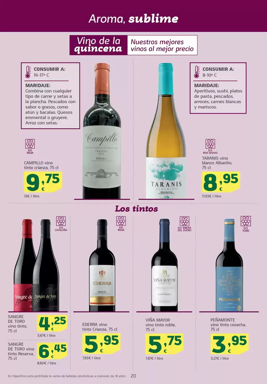 Ofertas de HiperDino España de 7 a 27 enero 2026 Nuevas ofertas