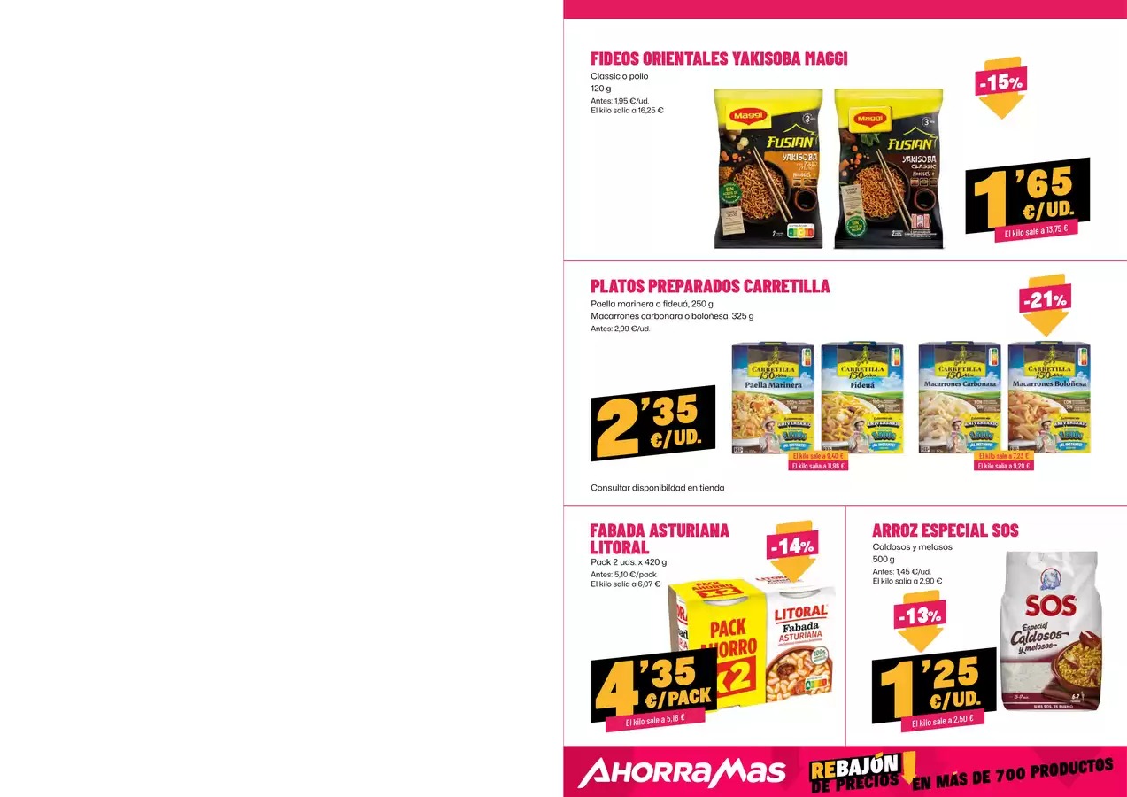 Ofertas de Ahorramas España de 8 a 14 enero 2026 Rebajón De Precios