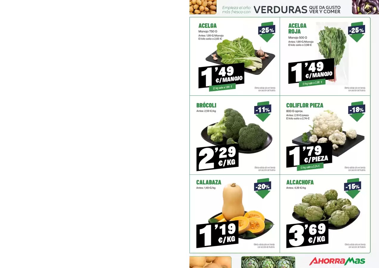 Ofertas de Ahorramas España de 8 a 14 enero 2026 Rebajón De Precios