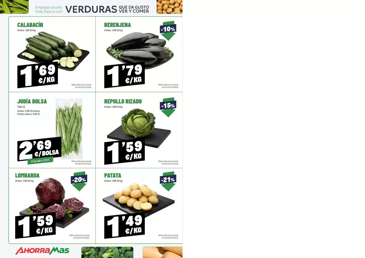 Ofertas de Ahorramas España de 8 a 14 enero 2026 Rebajón De Precios