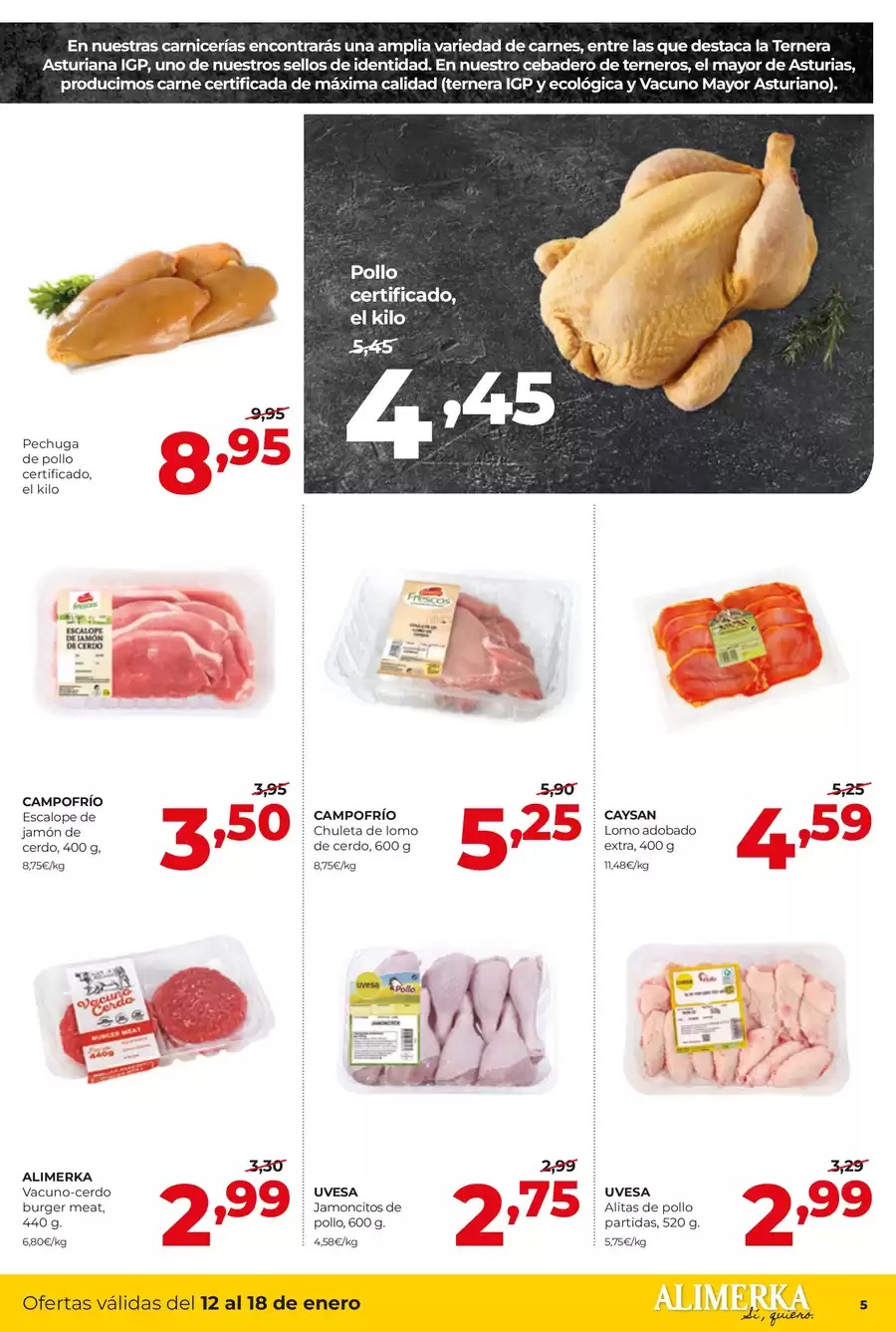 Ofertas de ‎Alimerka Supermercados‎ España de 12 a 18 enero 2026 ofertas semanales