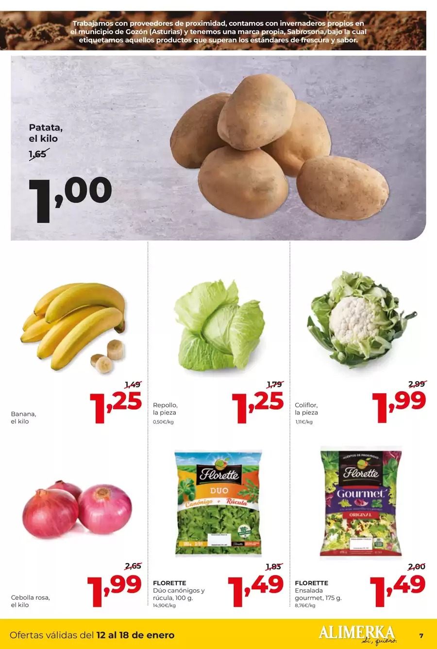 Ofertas de ‎Alimerka Supermercados‎ España de 12 a 18 enero 2026 ofertas semanales