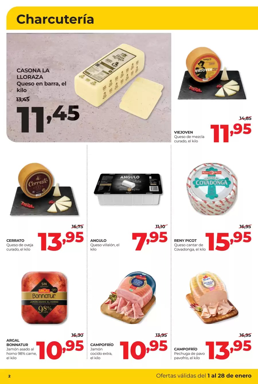 Ofertas de ‎Alimerka Supermercados‎  Castilla, León y Galicia  de 1 a 28 enero Nuevas ofertas