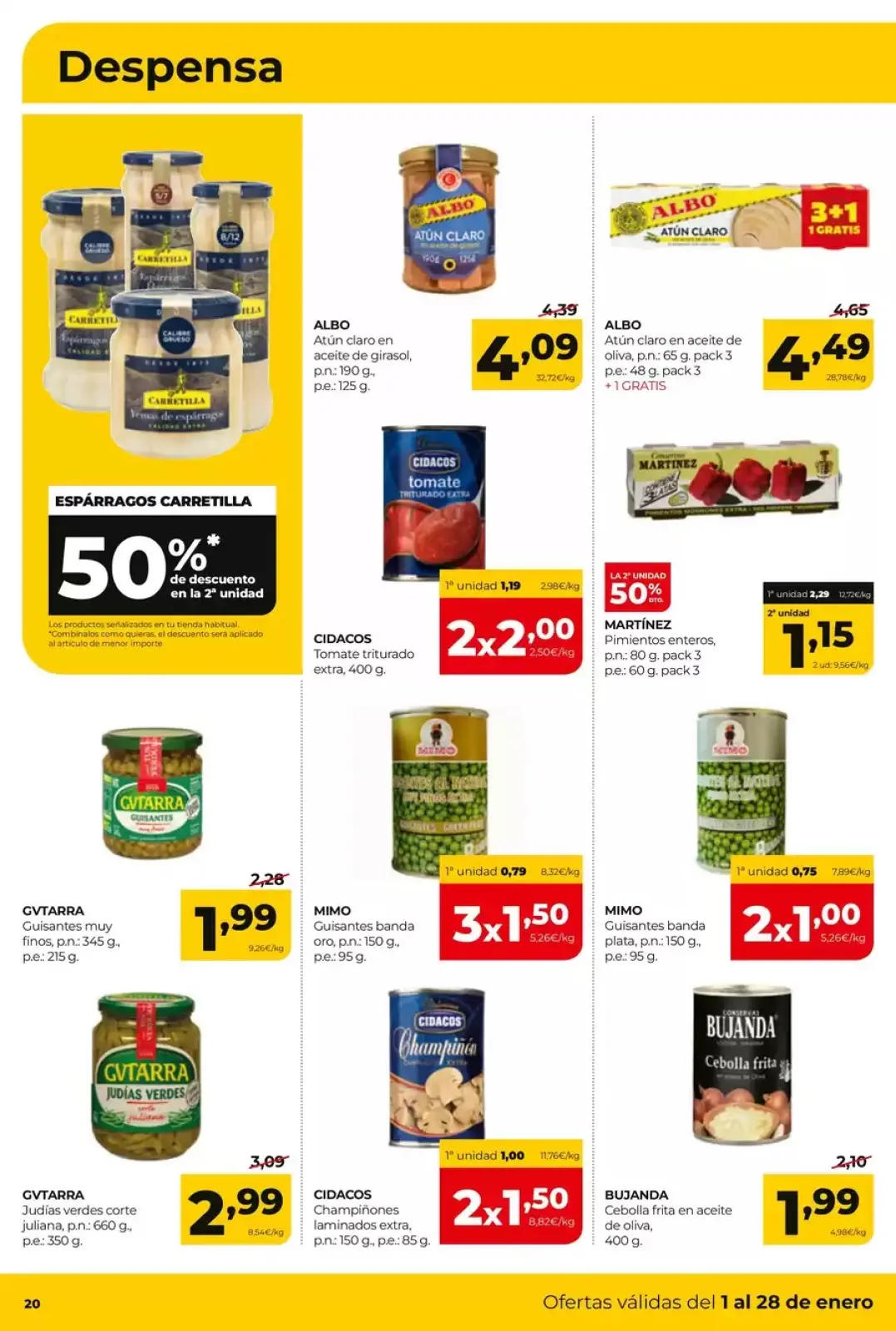 Página 20 en Nuevas ofertas en ‎Alimerka Supermercados‎ España