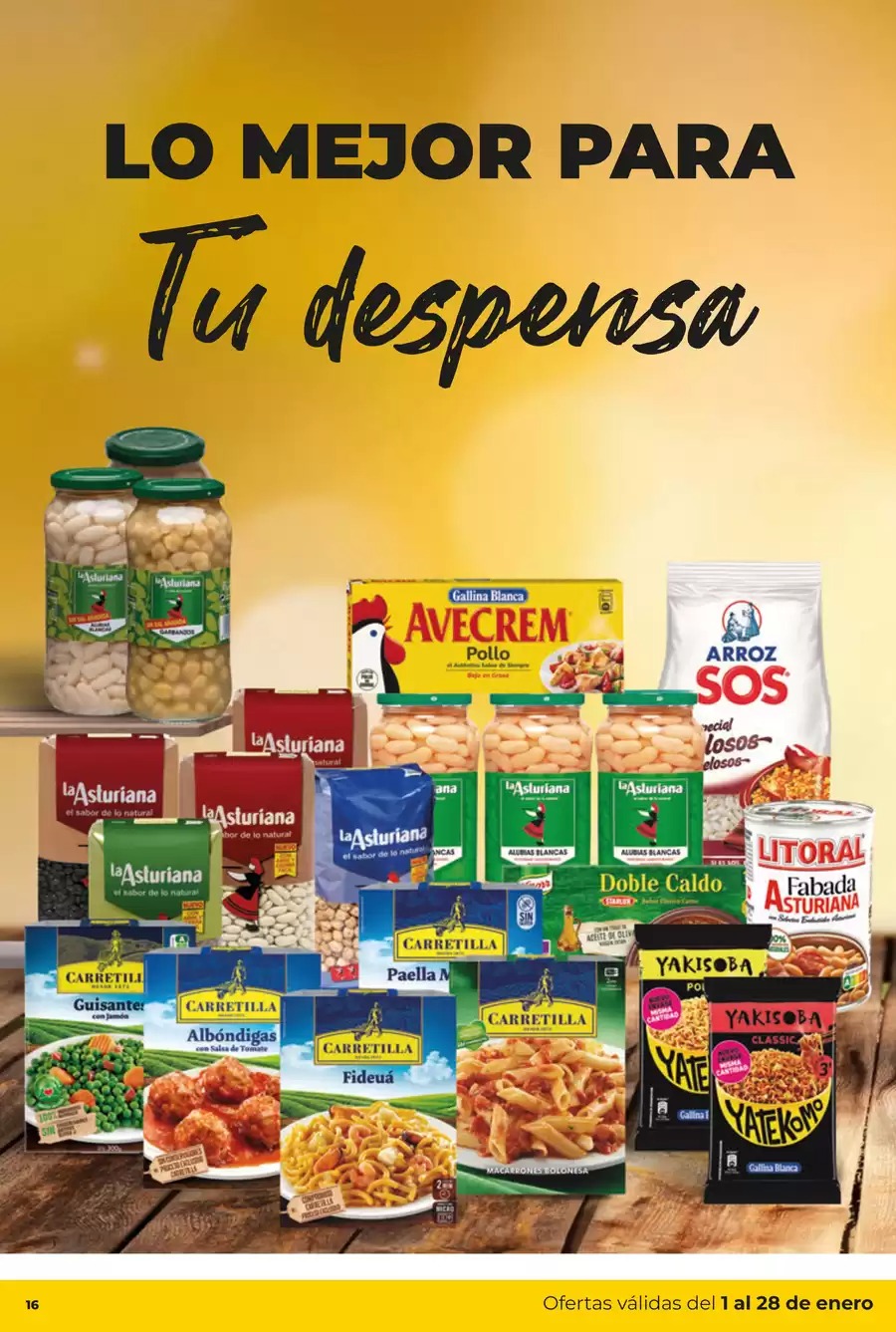 Ofertas de ‎Alimerka Supermercados‎  Asturias  de 1 a 28 enero Nuevas ofertas