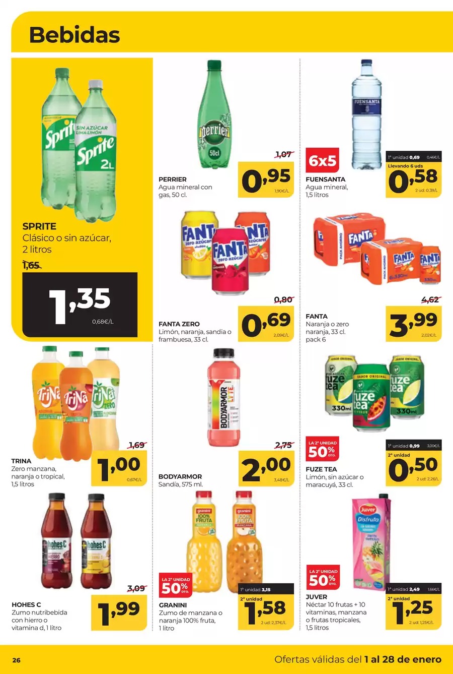 Ofertas de ‎Alimerka Supermercados‎  Asturias  de 1 a 28 enero Nuevas ofertas