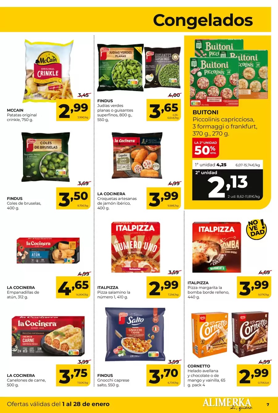 Ofertas de ‎Alimerka Supermercados‎  Asturias  de 1 a 28 enero Nuevas ofertas