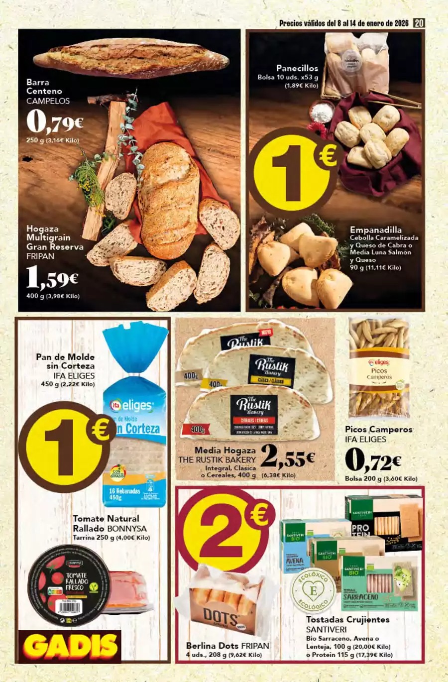 GADIS Spain Offers from 8 to 14 January 2026 Special Round Prices Offers