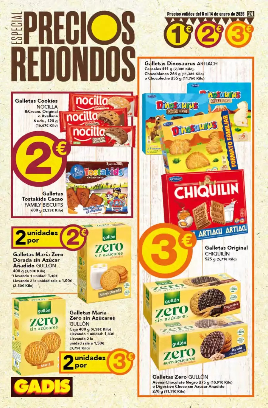 GADIS Spain Offers from 8 to 14 January 2026 Special Round Prices Offers