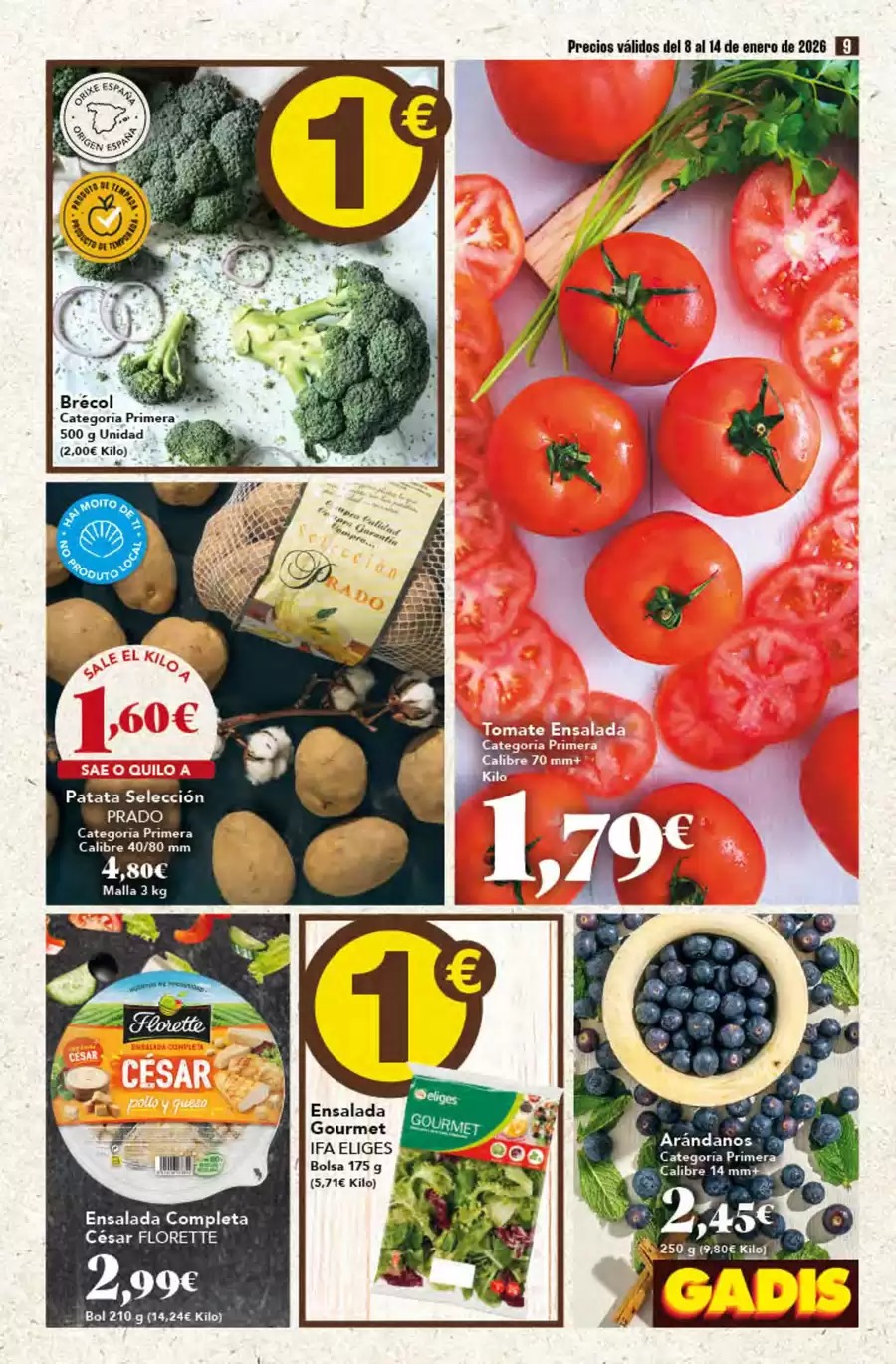 GADIS Spain Offers from 8 to 14 January 2026 Special Round Prices Offers