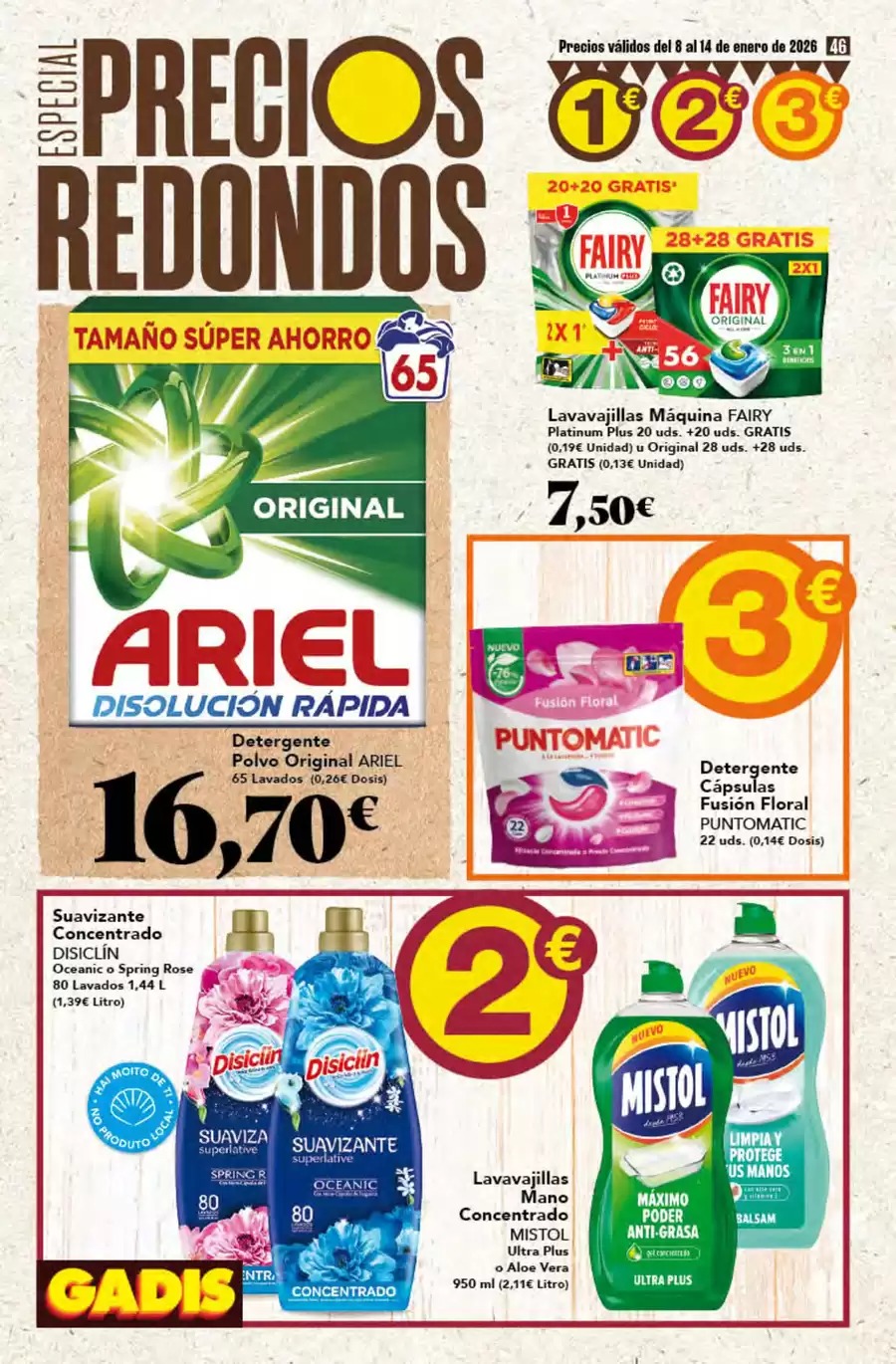 GADIS Spain Offers from 8 to 14 January 2026 Special Round Prices Offers
