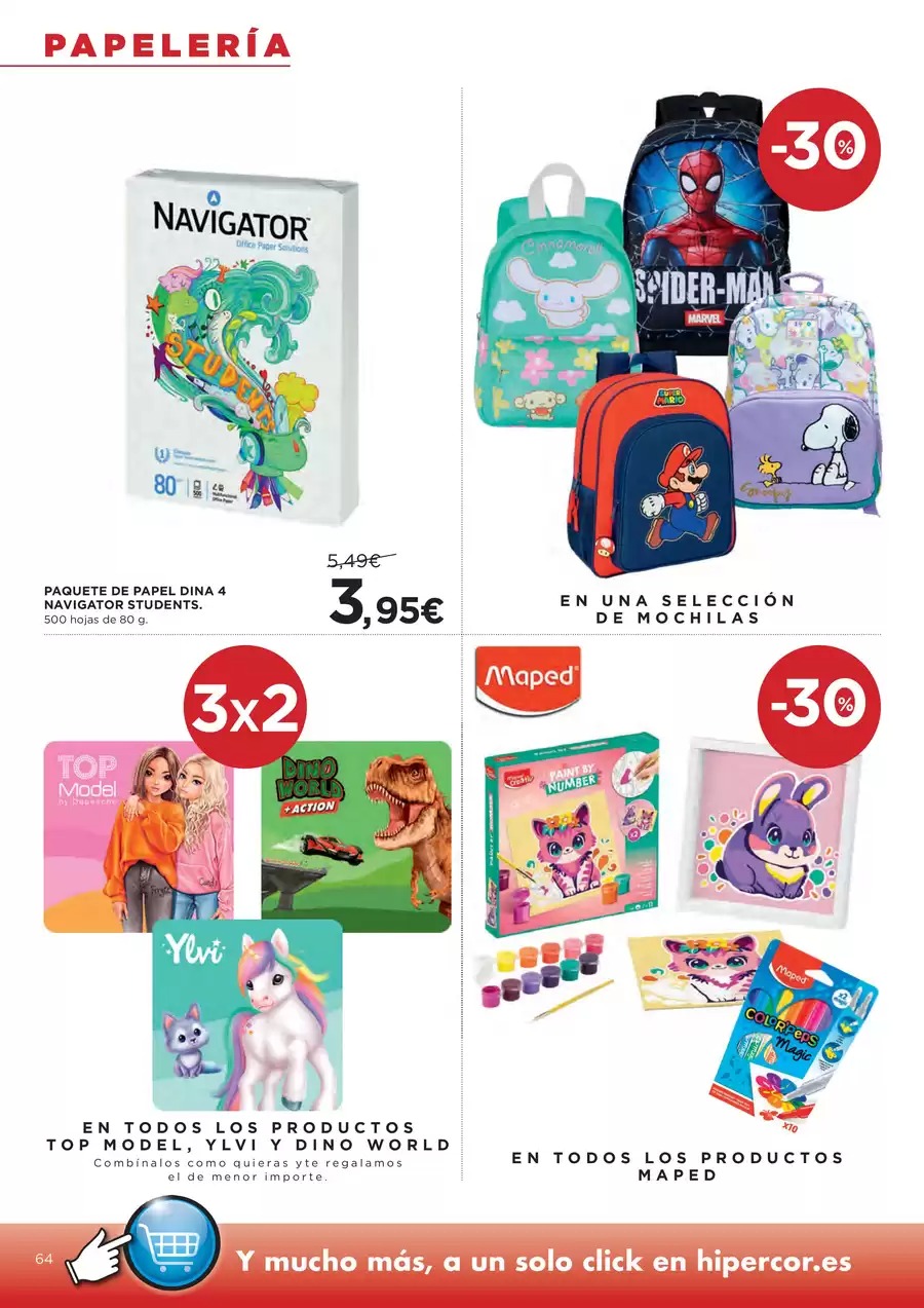 Ofertas de Hipercor España de 7 a 28 enero 2026 -50% en la 2ª Unidad