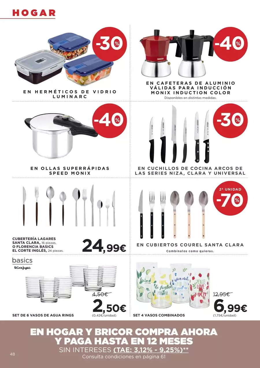 Ofertas de Hipercor España de 7 a 28 enero 2026 -50% en la 2ª Unidad