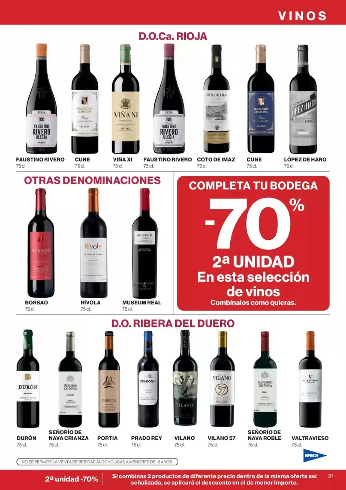 Page 31 in -50% on the 2nd Unit at Hipercor Spain