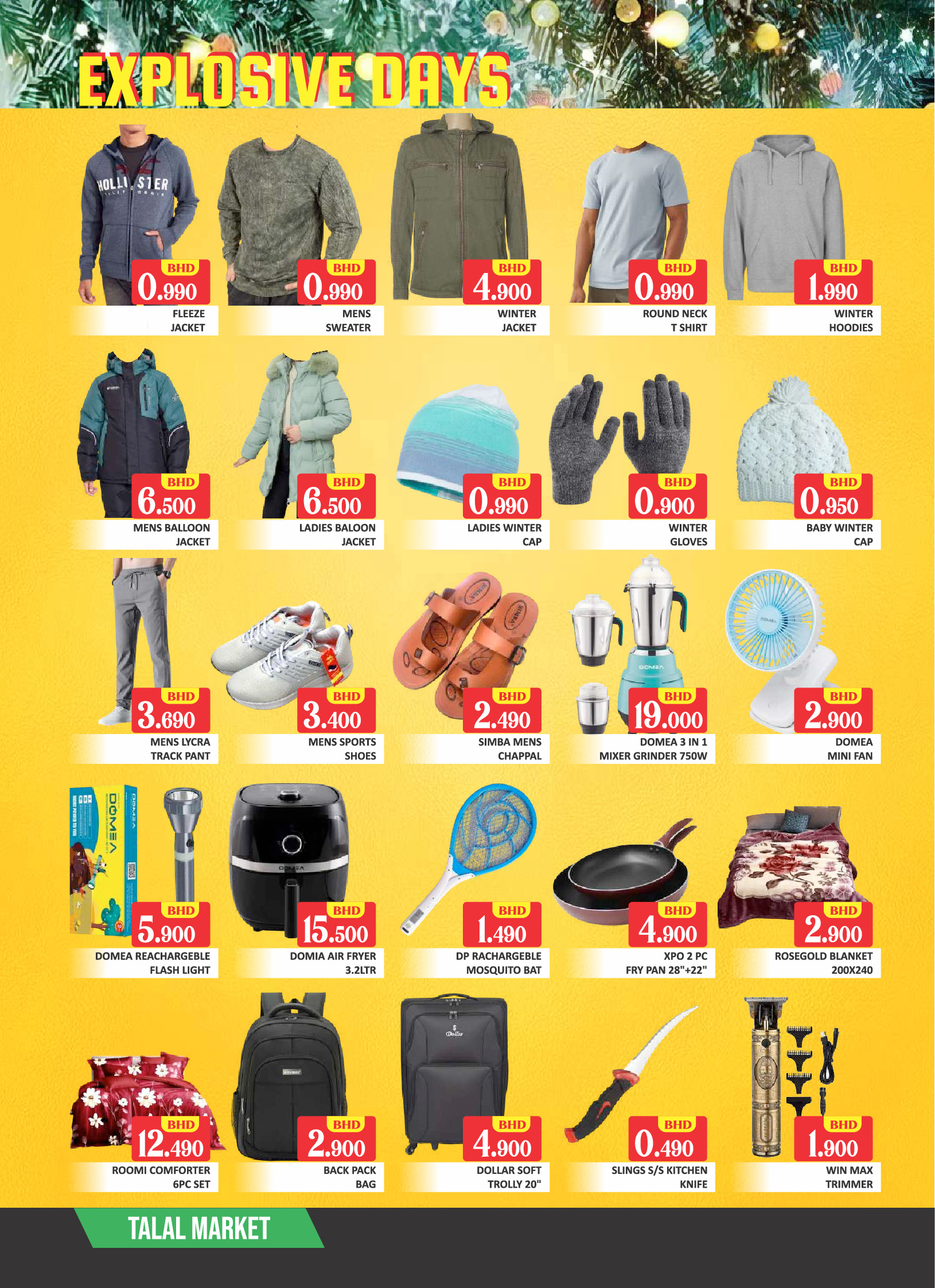 Talal Market Bahrain Offers from 15 to 17 January 2026 Exclusive bargains