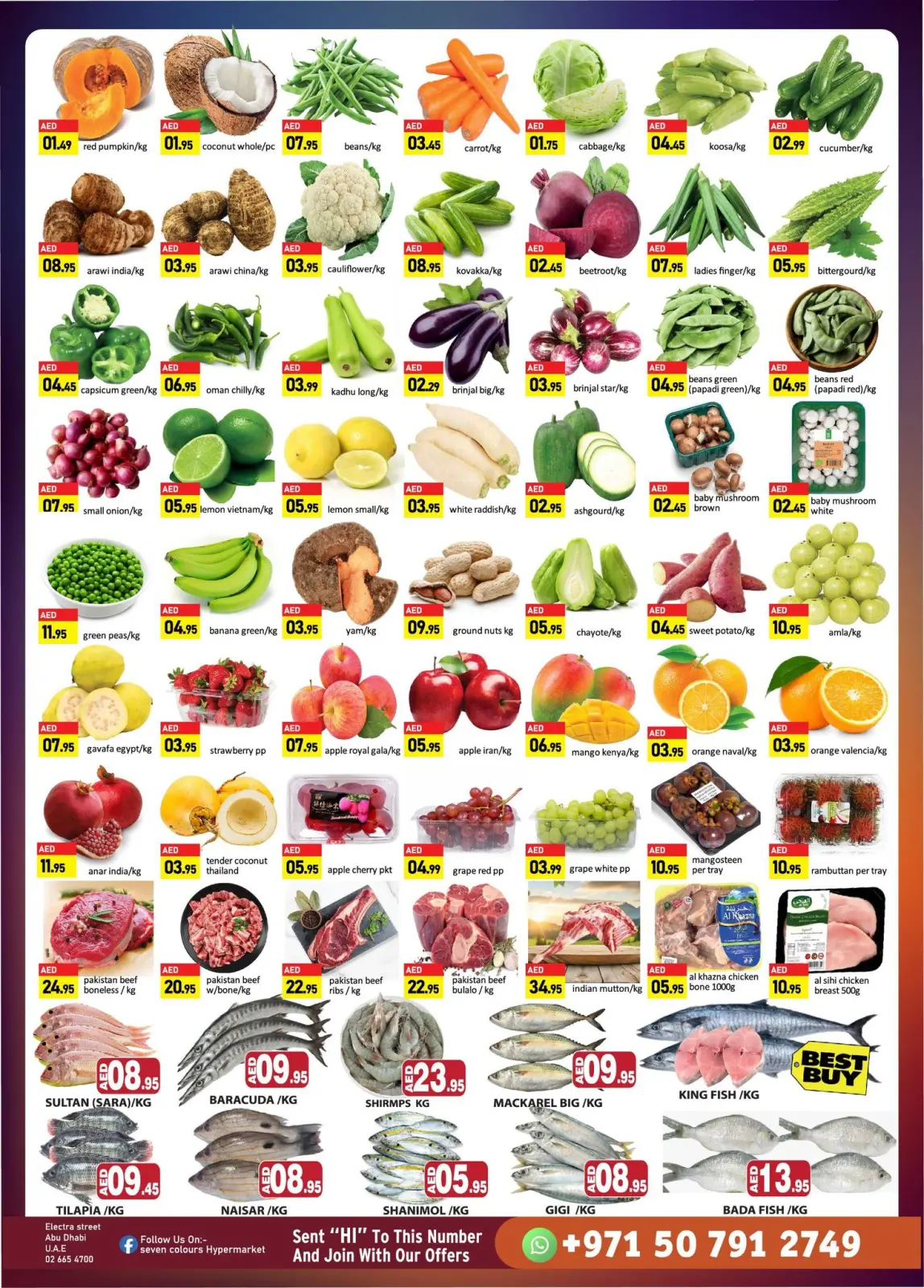 Page 2 dans Offres week-end chez Hypermarché Seven Colours Émirats arabes unis