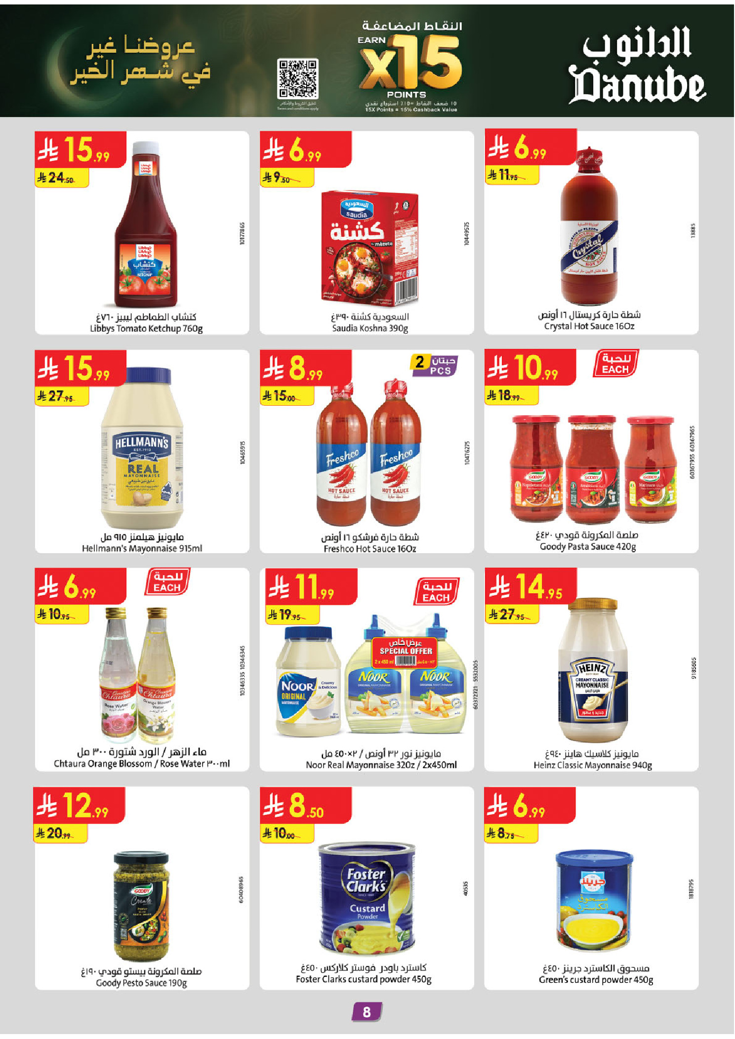 عروض الدانوب  المنطقة الجنوبية  من 14 حتى 27 يناير 2026 عروض رمضان مبارك