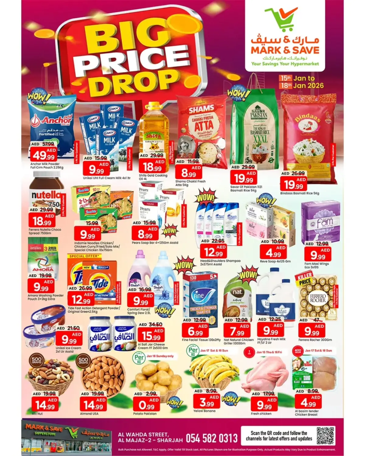 Ofertas de Mark & Save Emiratos Árabes Unidos de 15 a 18 enero 2026 Ofertas de reducción de precios - Pagina 1