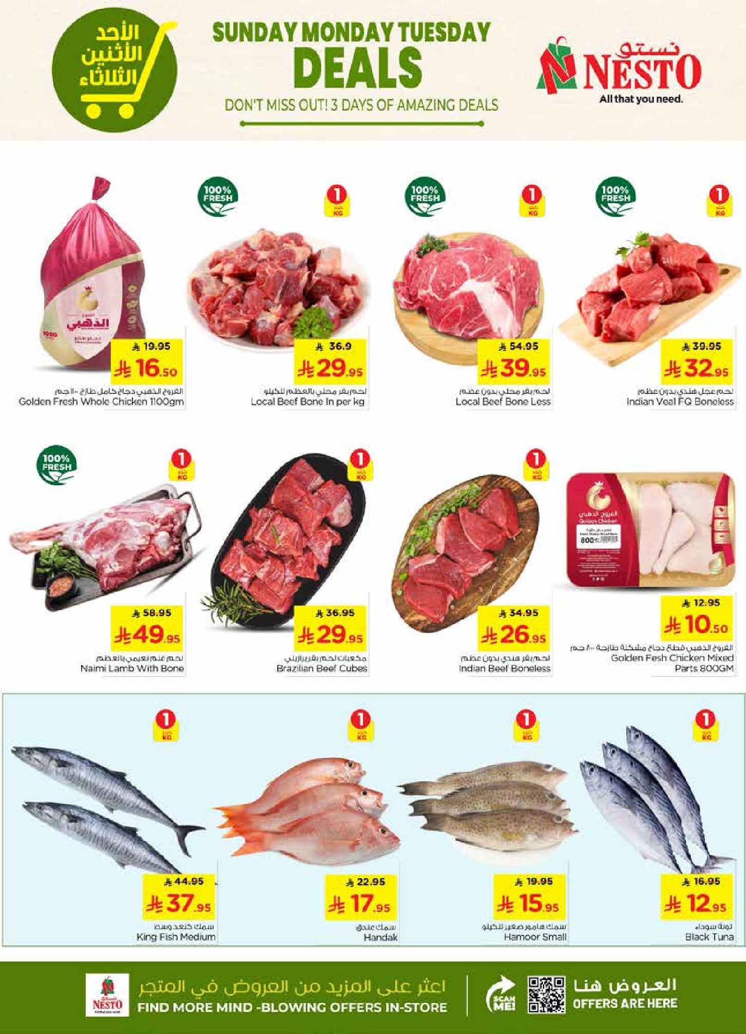 عروض نستو  بريدة شقراء و المجمعة  من 18 حتى 20 يناير 2026 عروض أيام كبيرة