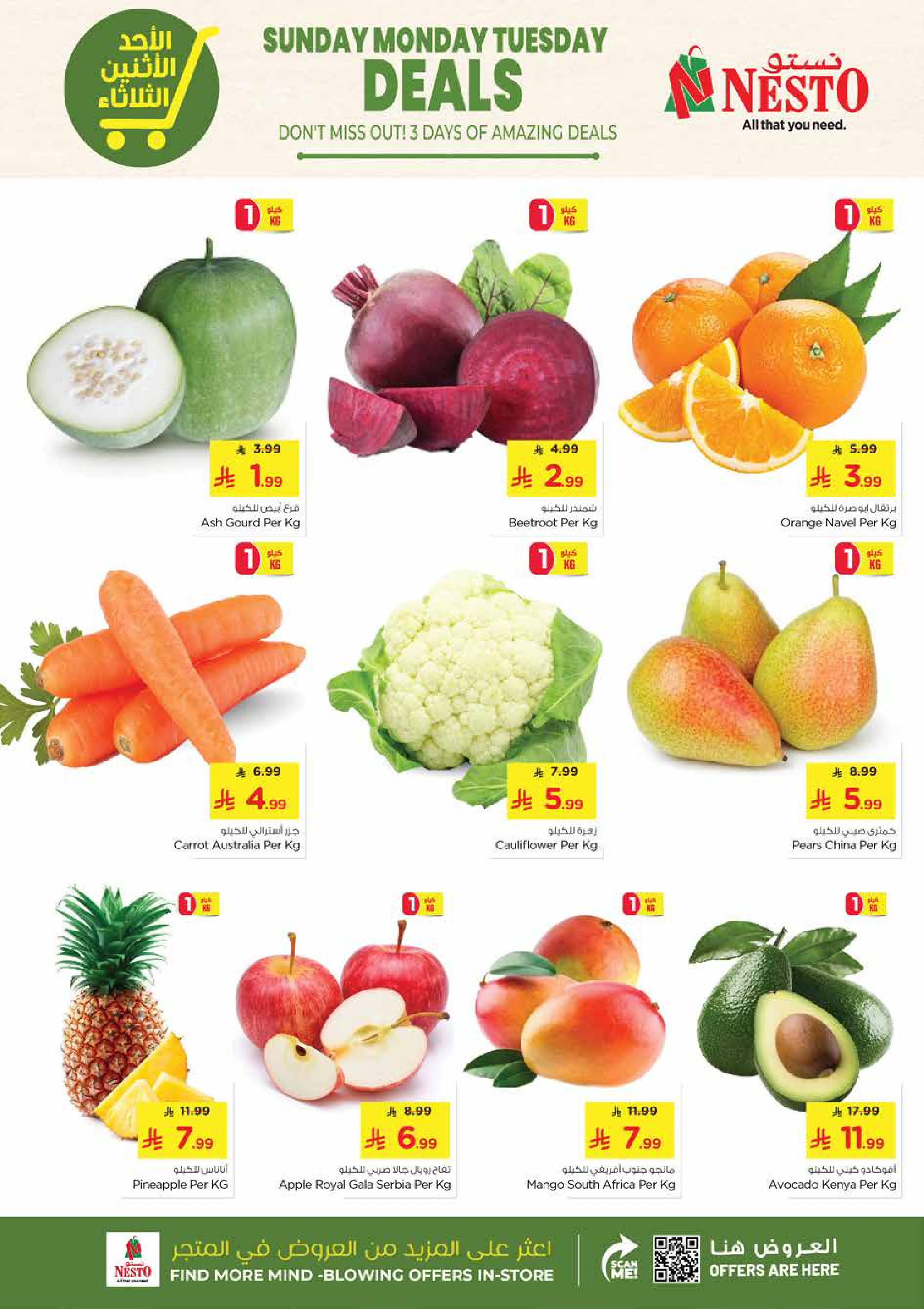 عروض نستو  الخبر و الجبيل  من 18 حتى 20 يناير 2026 عروض أيام كبيرة