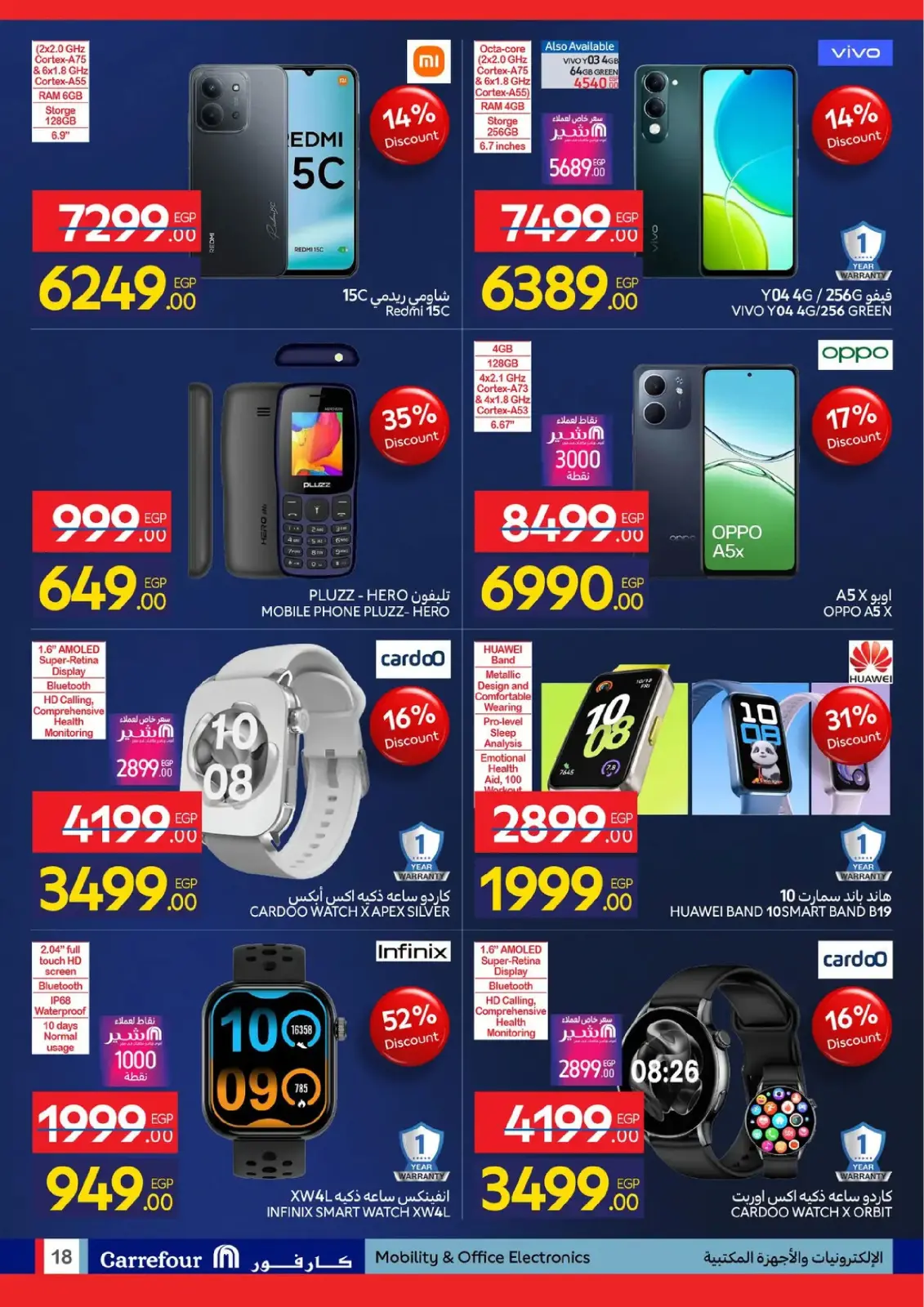 صفحة 64 ضمن عروض الأجهزة في كارفور مصر