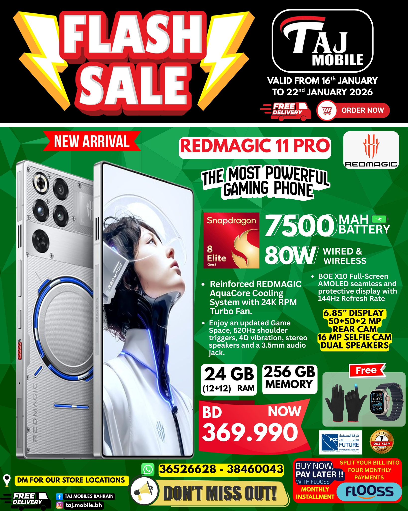 Offres Mobiles Taj Bahrein de 16 à 22 janvier 2026 vente Flash