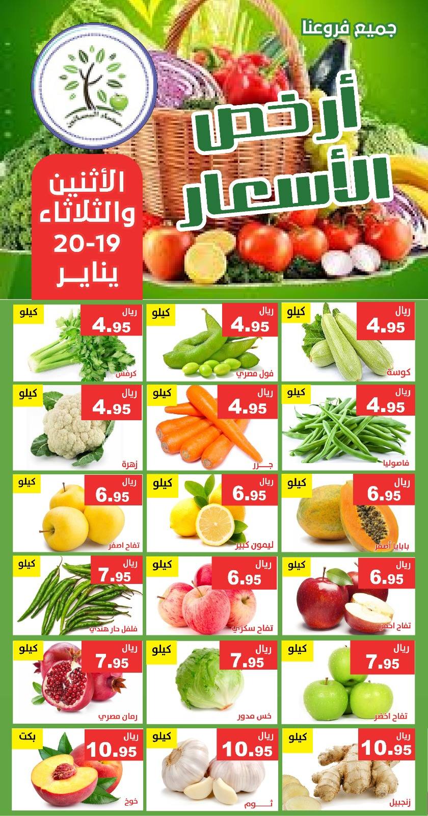 Hasad Albasatin Saudi Arabia Offers from 19 to 20 January 2026 Low Price